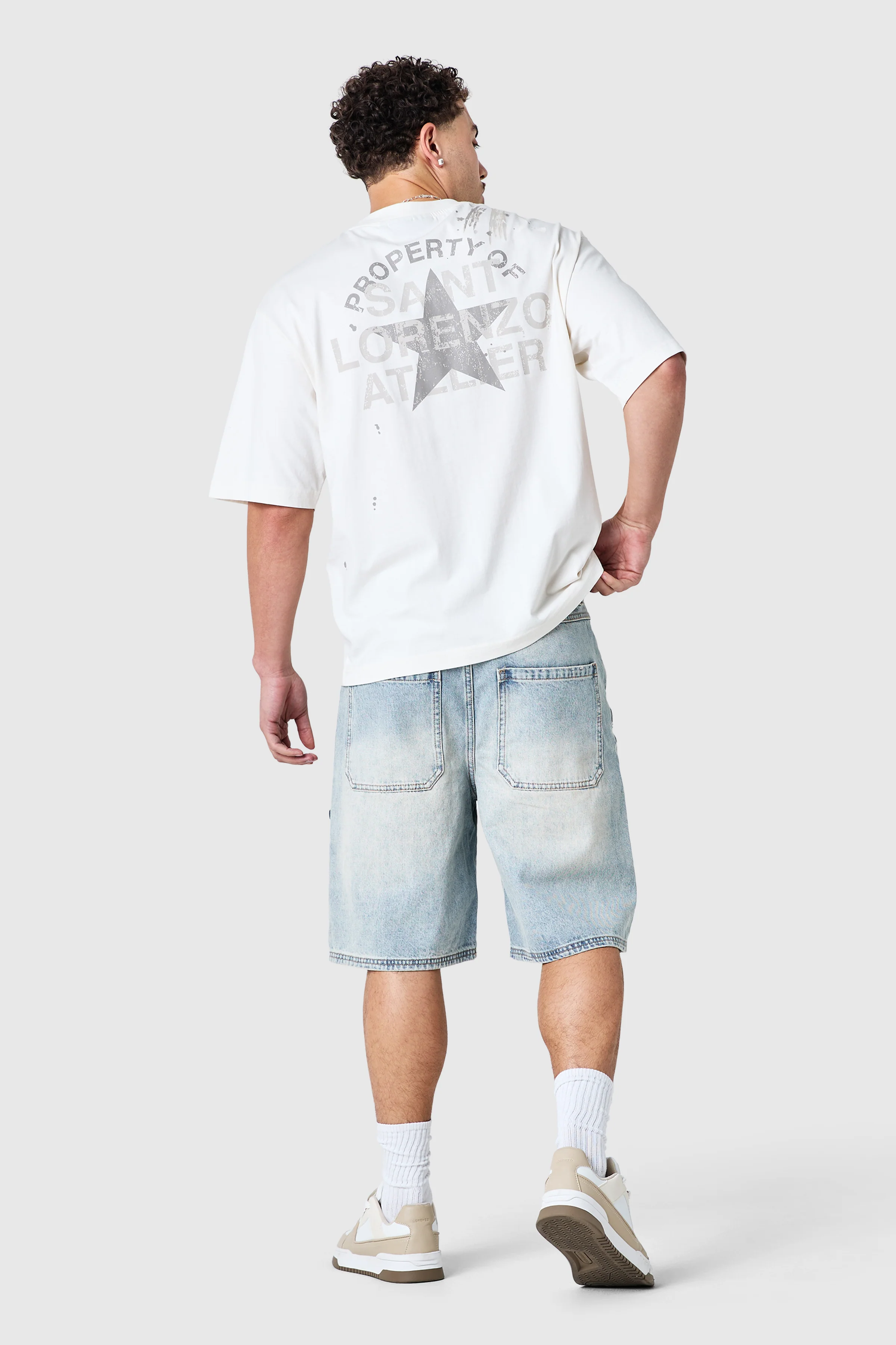 Atelier Painter Twinset - Antique Indigo / Off White - Image 5