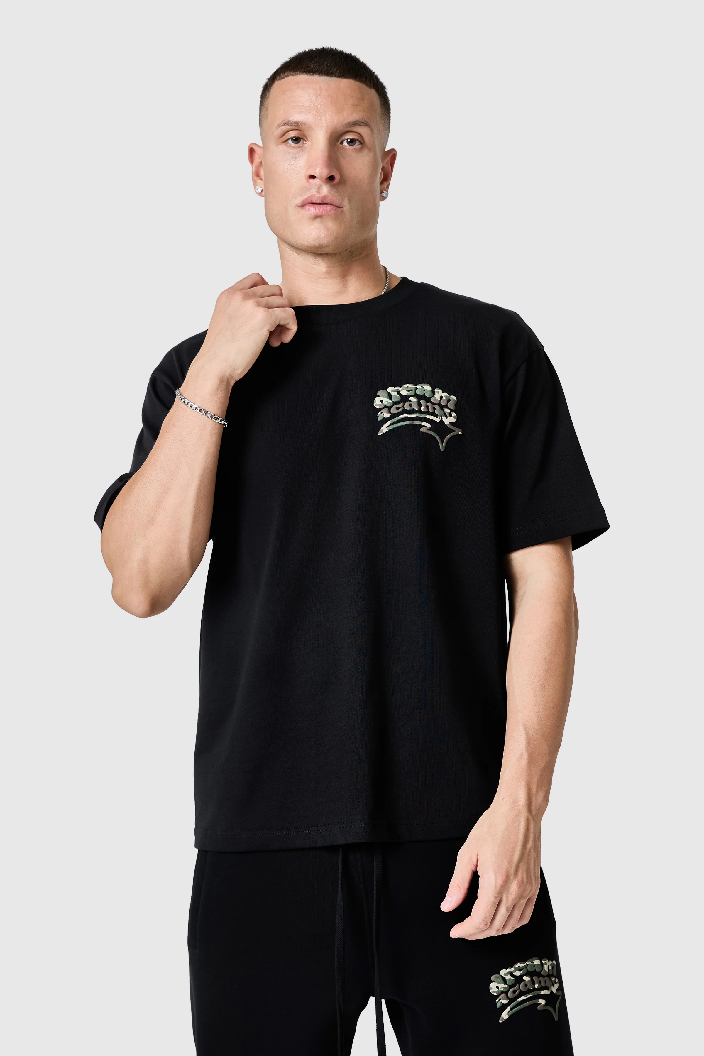 Camo Dream Acdmy Tee - Black - Image 2