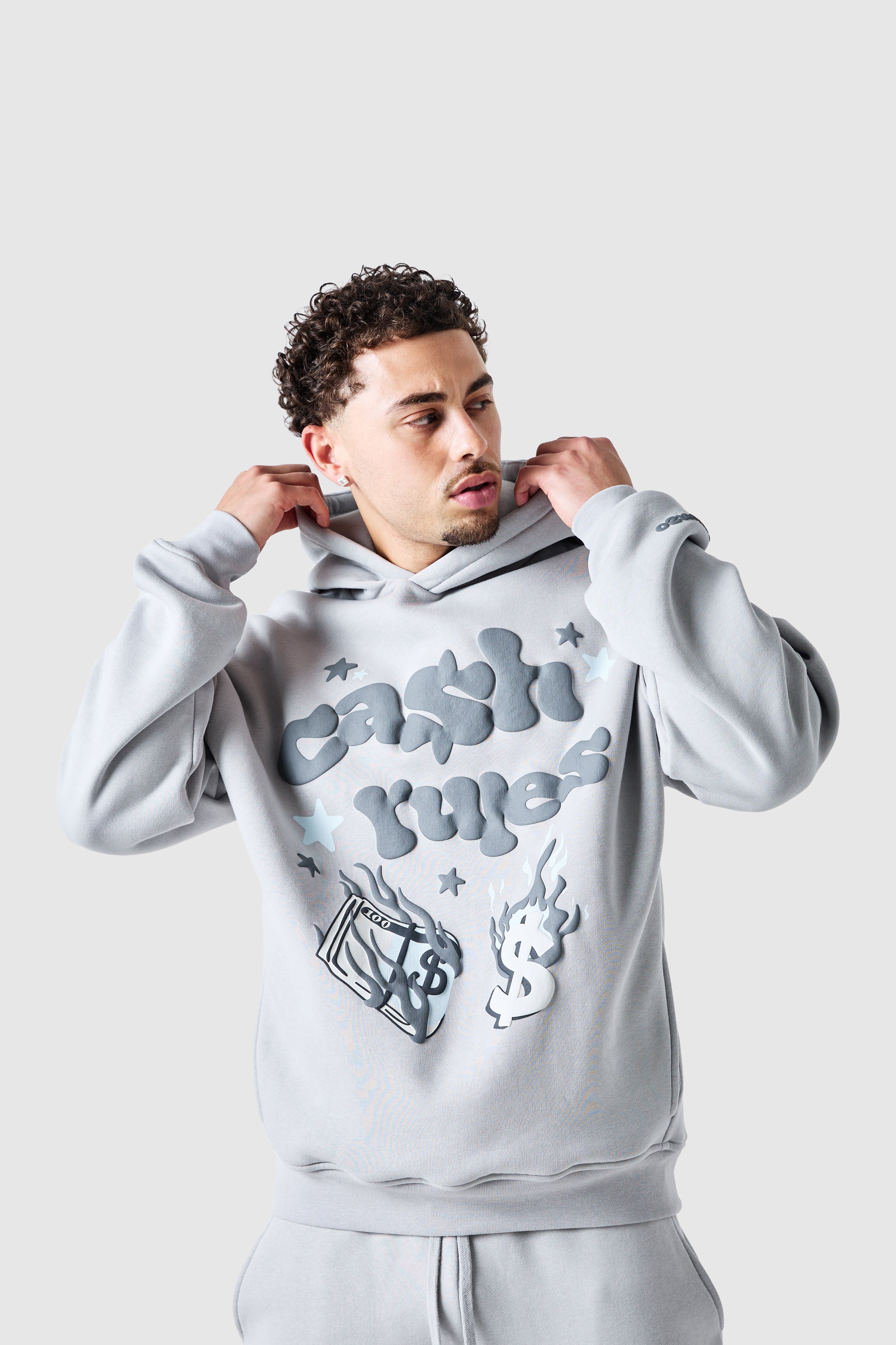 Cash Rules Tracksuit - Lunar Grey - Image 14
