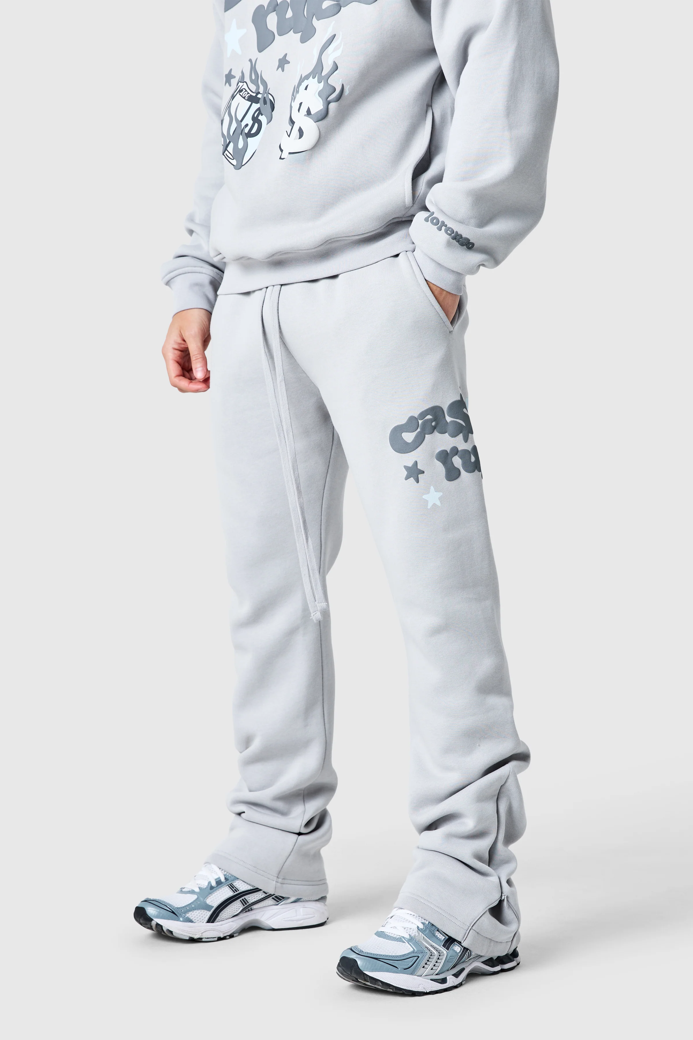 Cash Rules Tracksuit - Lunar Grey - Image 3
