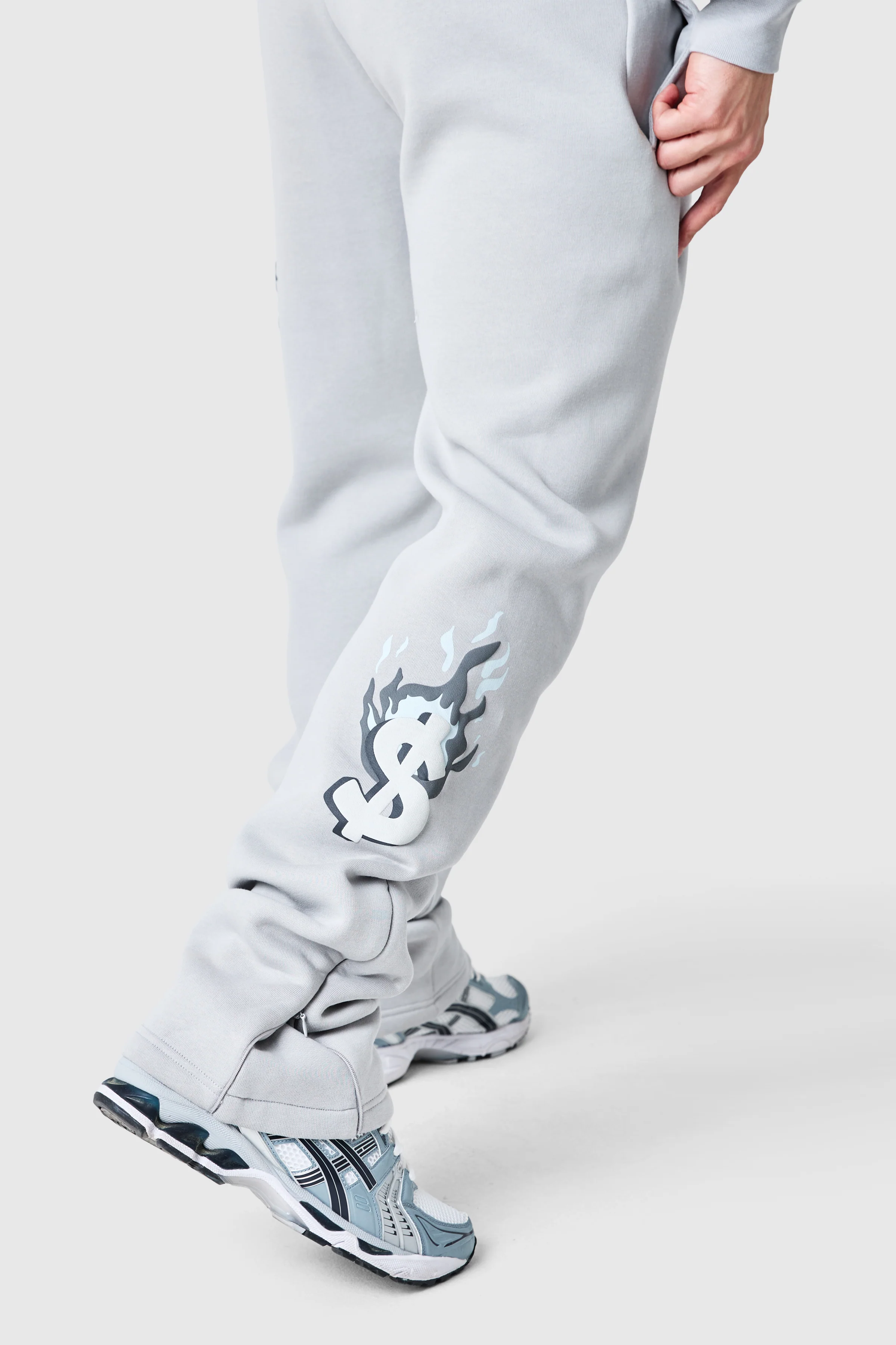 Cash Rules Tracksuit - Lunar Grey - Image 6