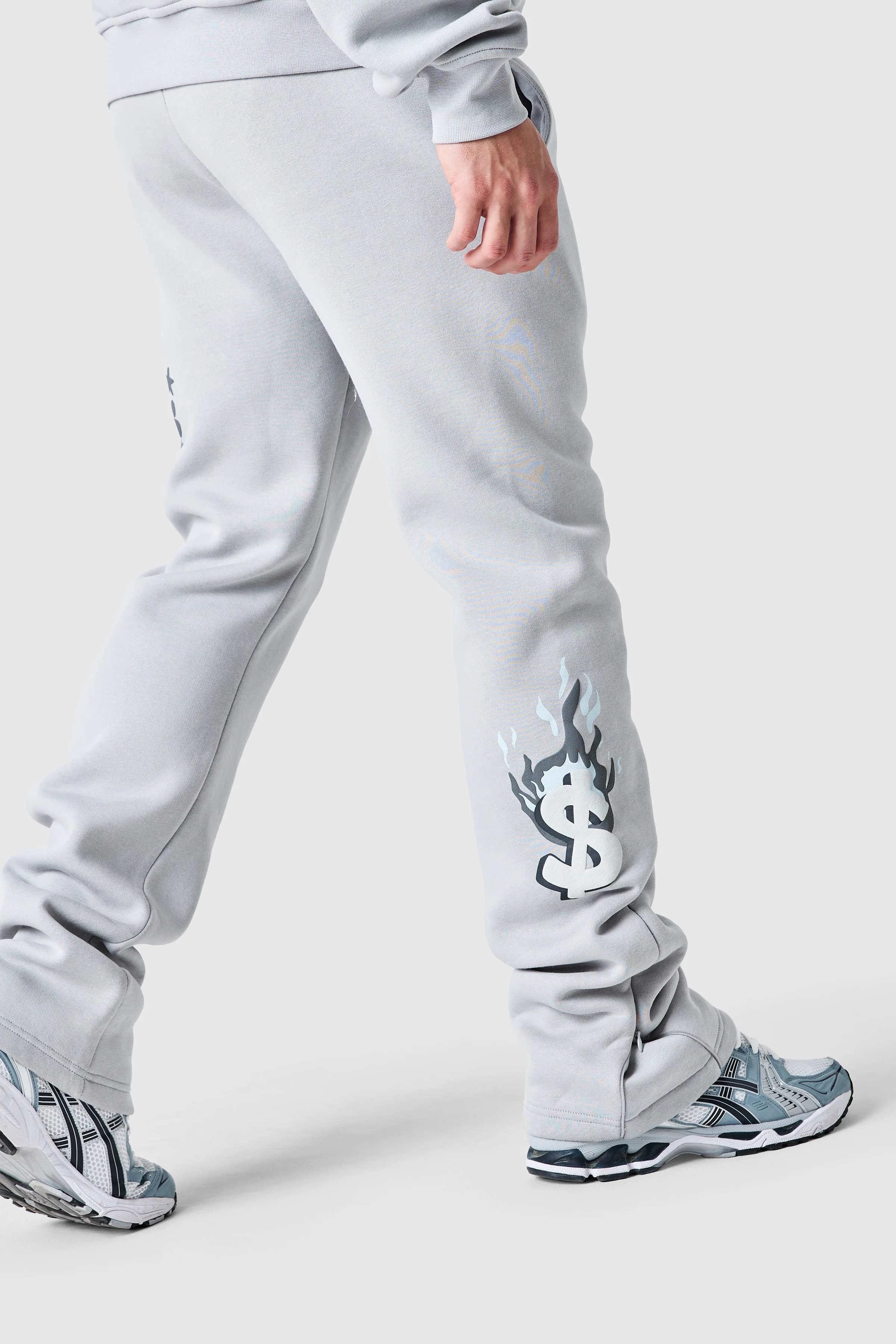 Cash Rules Tracksuit - Lunar Grey - Image 7