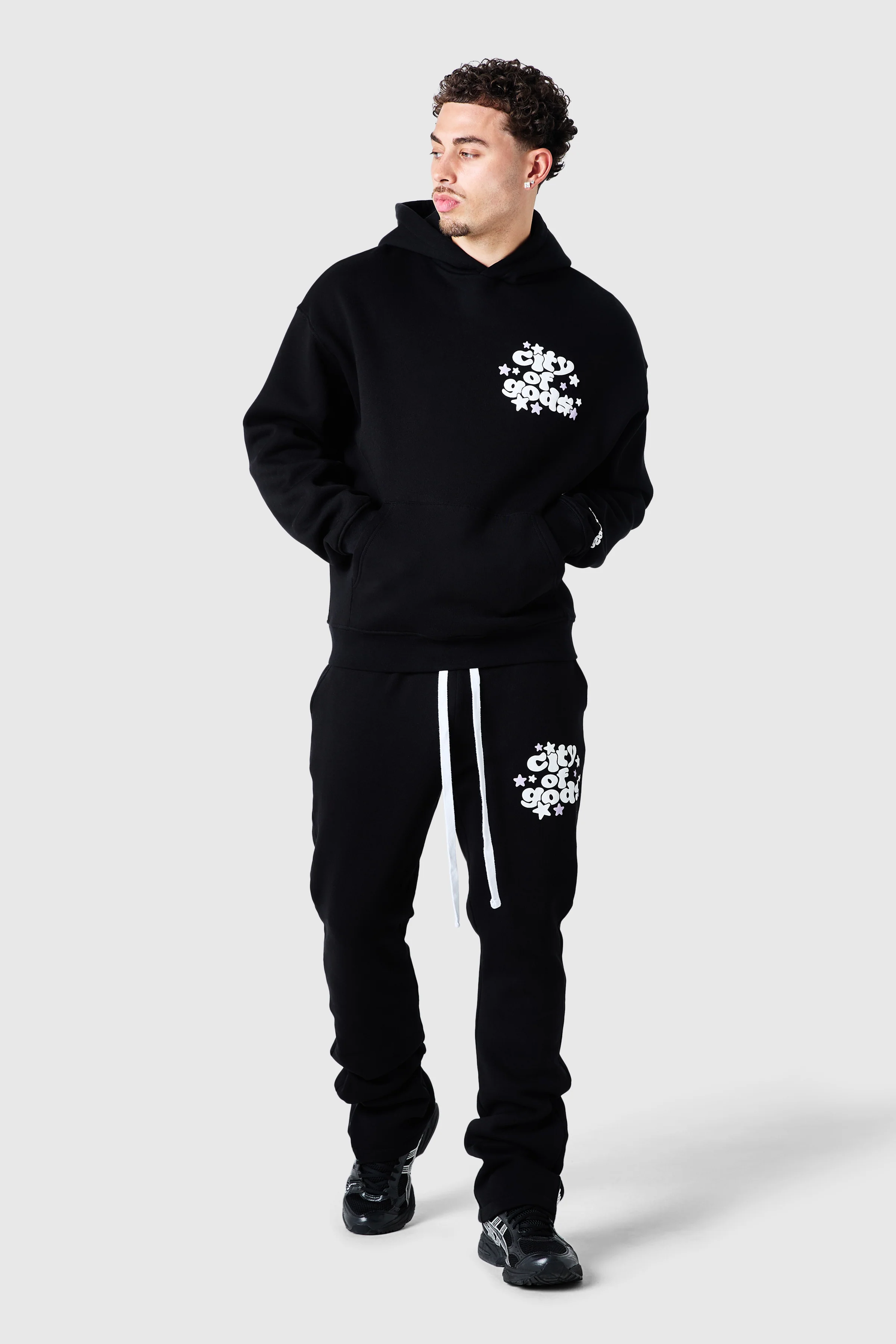 City Of Gods Hood - Black - Image 3