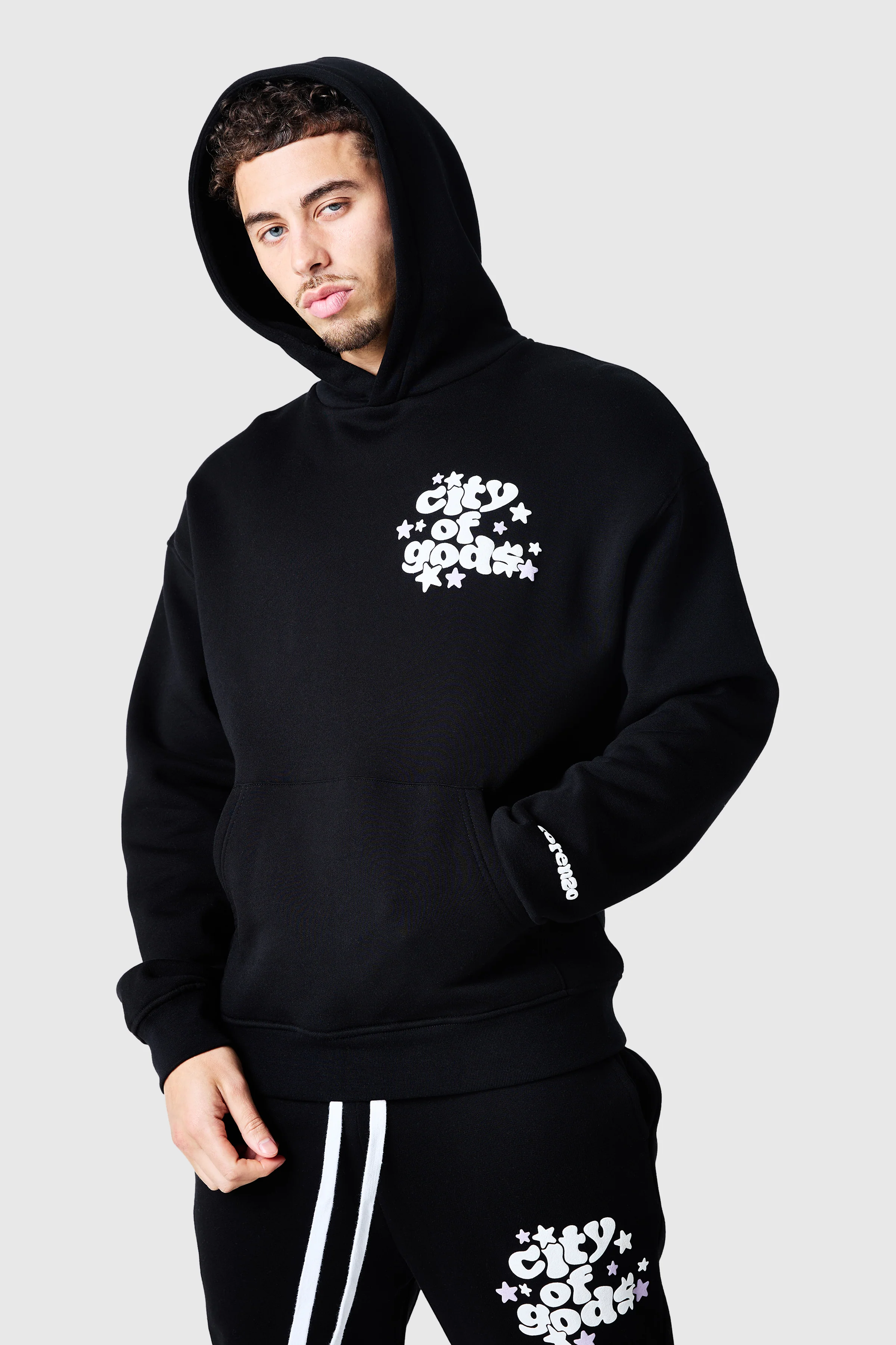 City Of Gods Hood - Black - Image 8