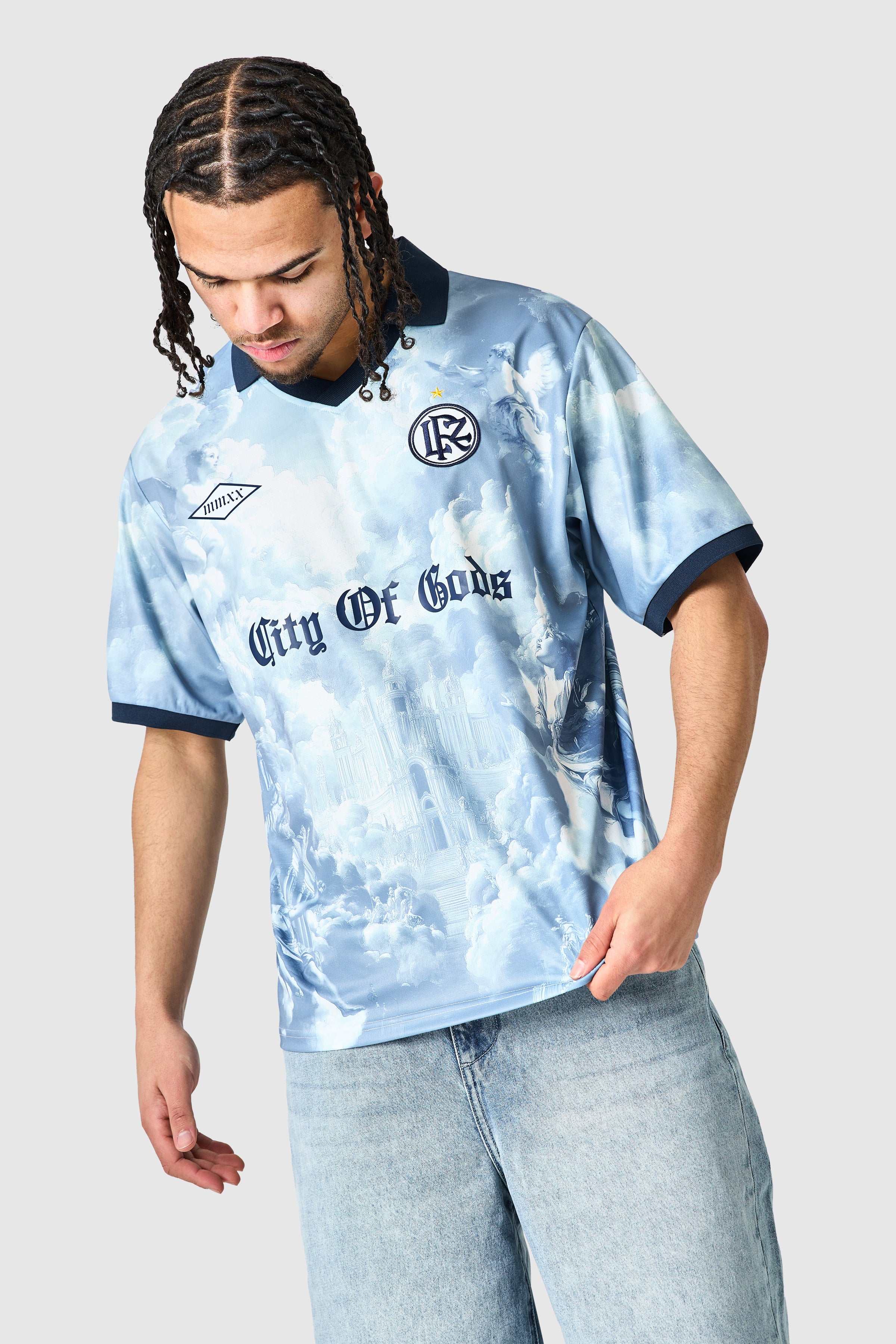 City Of Gods Jersey - Celestial Blue - Image 2