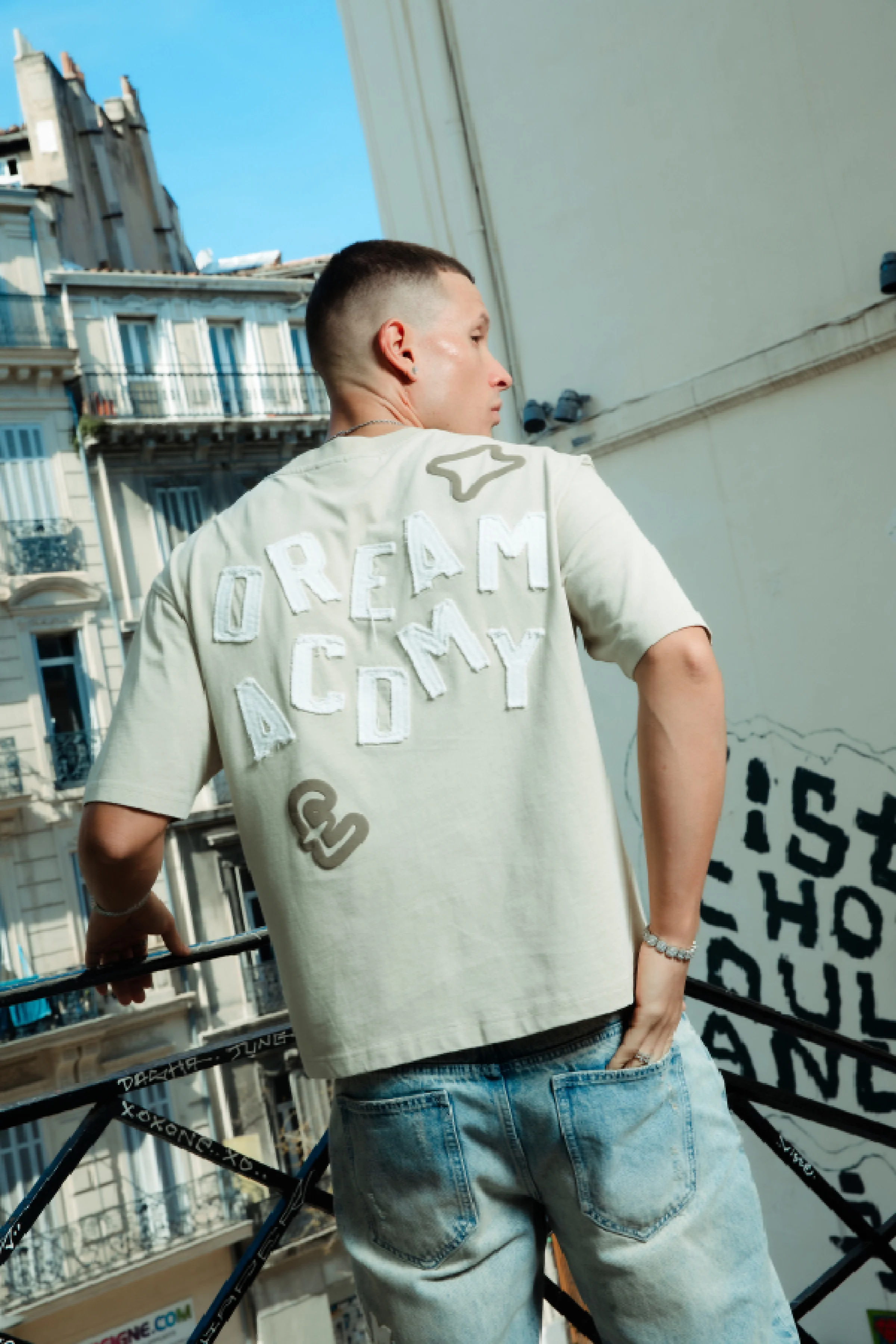 College Tee - Sandstone - Image 2