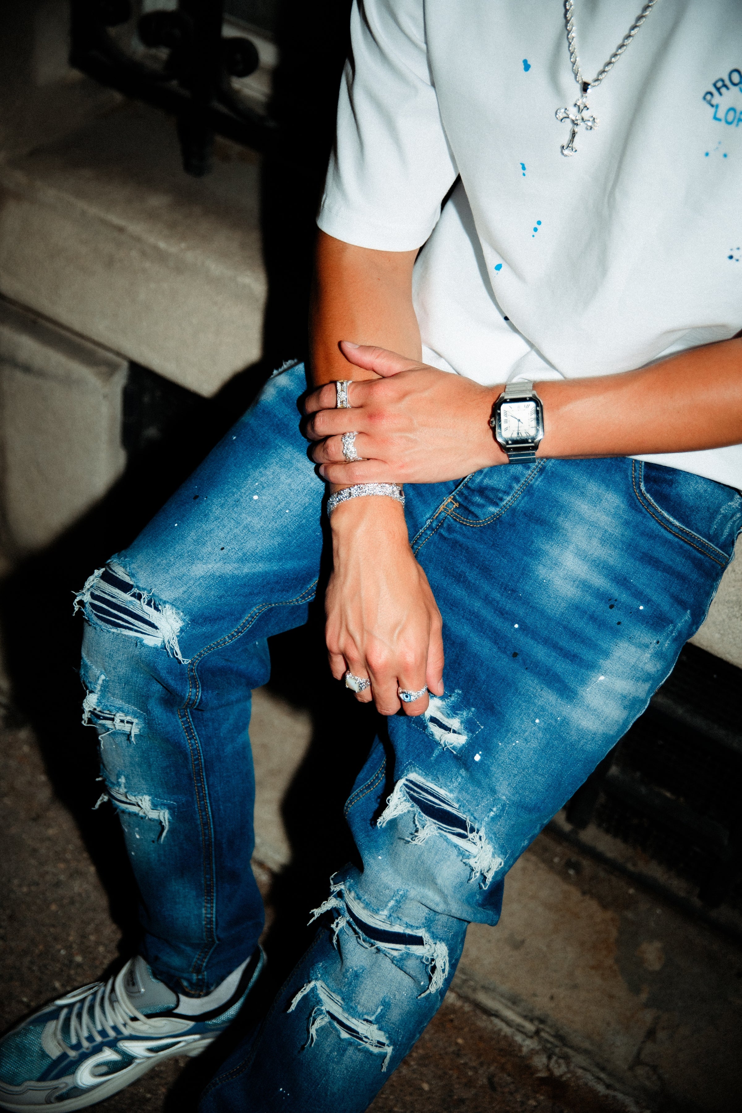 Dillon Slim Jean - Mid Blue - Image 3