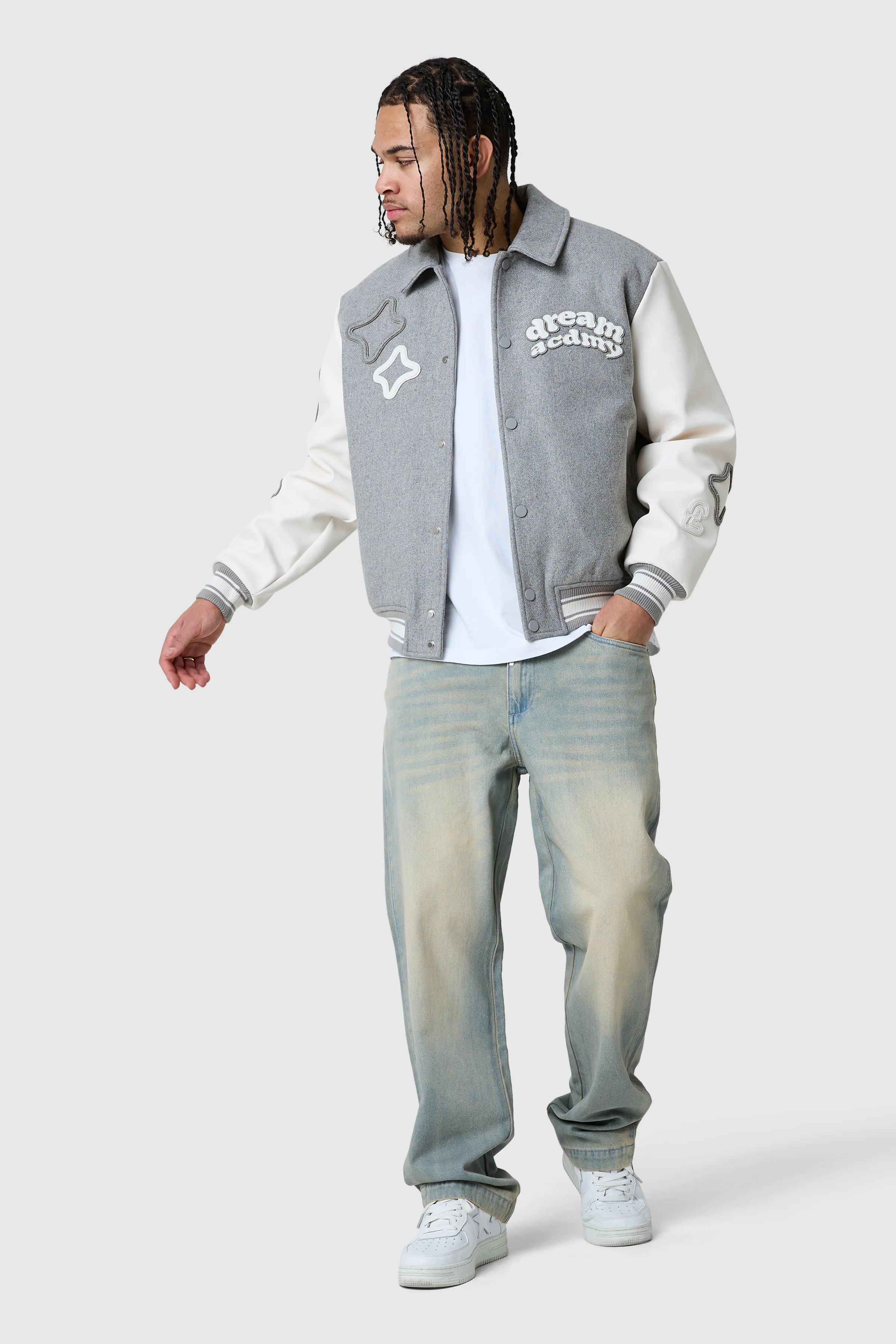 Dream Acdmy Relaxed Jean - Sand Blue - Image 7