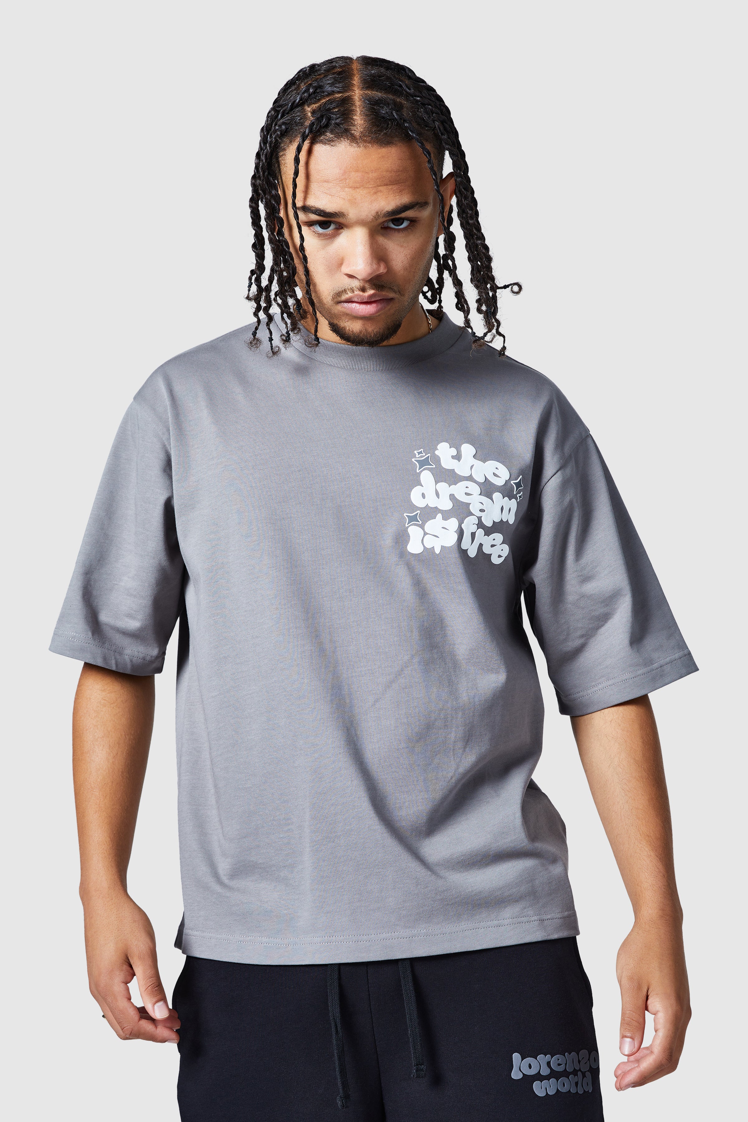Dream Is Free 2.0 Tee - Steel - Image 2