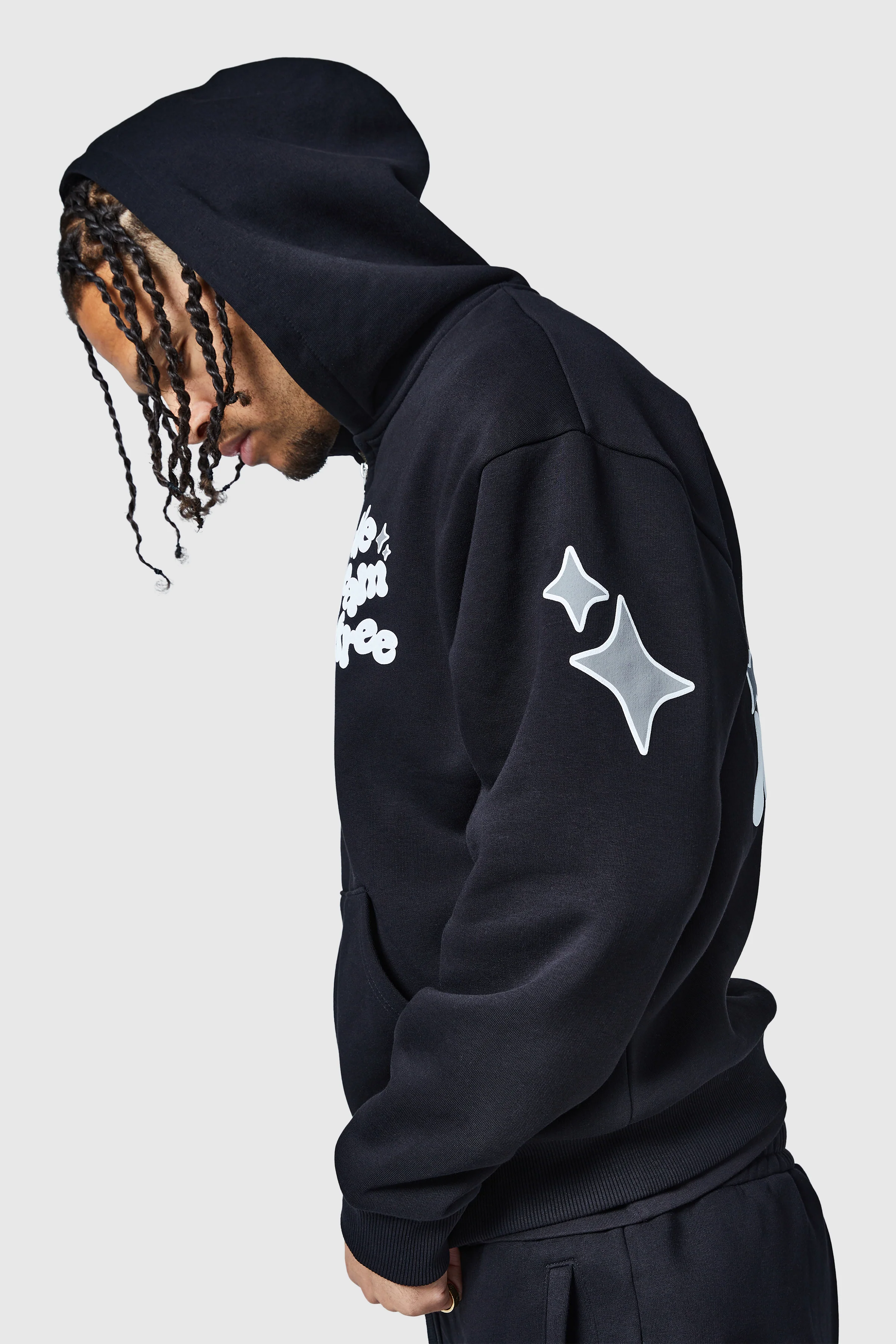 Dream Is Free 2.0 Zip Tracksuit - Black - Image 5