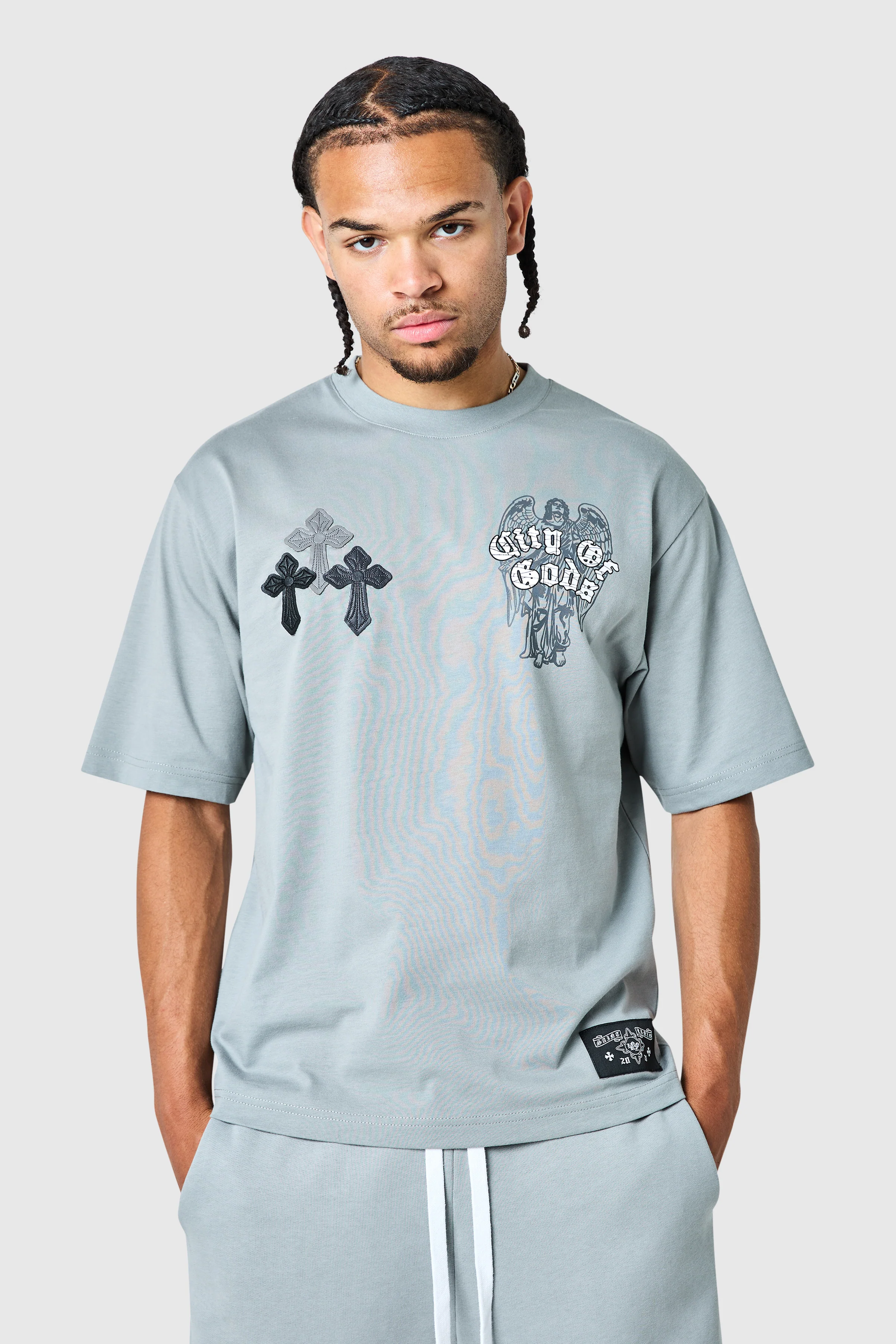 Empire Tee - Moon Grey - Image 2