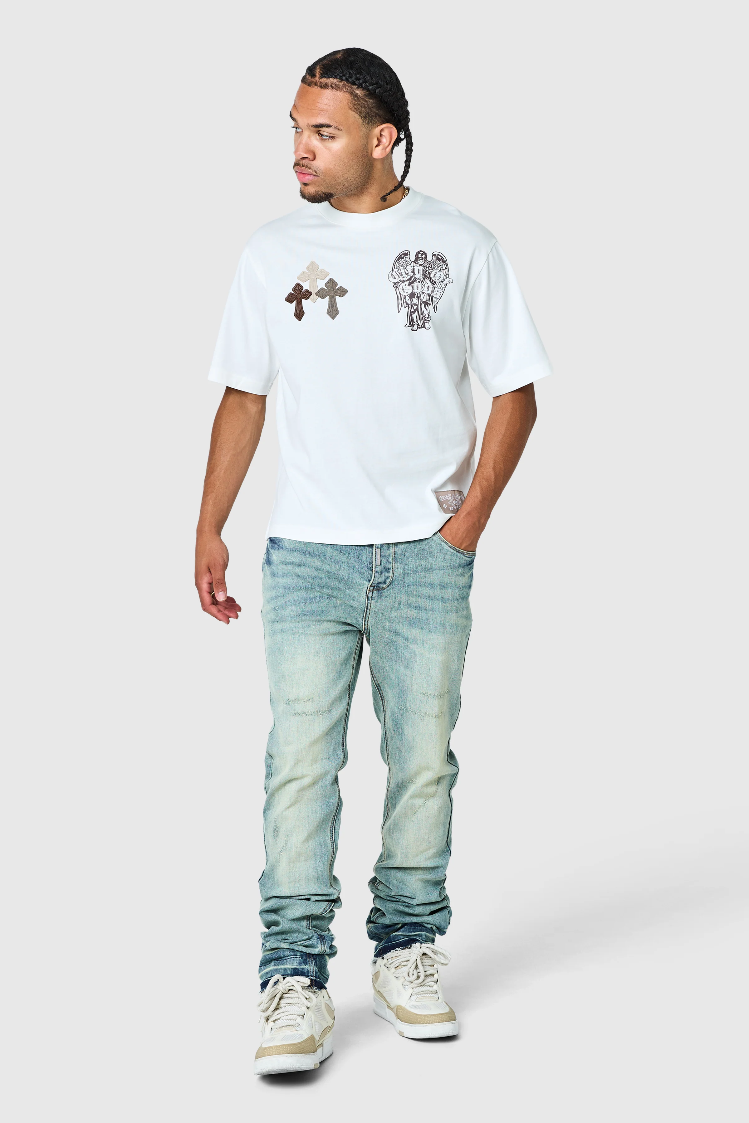 Empire Tee - Off White - Image 4