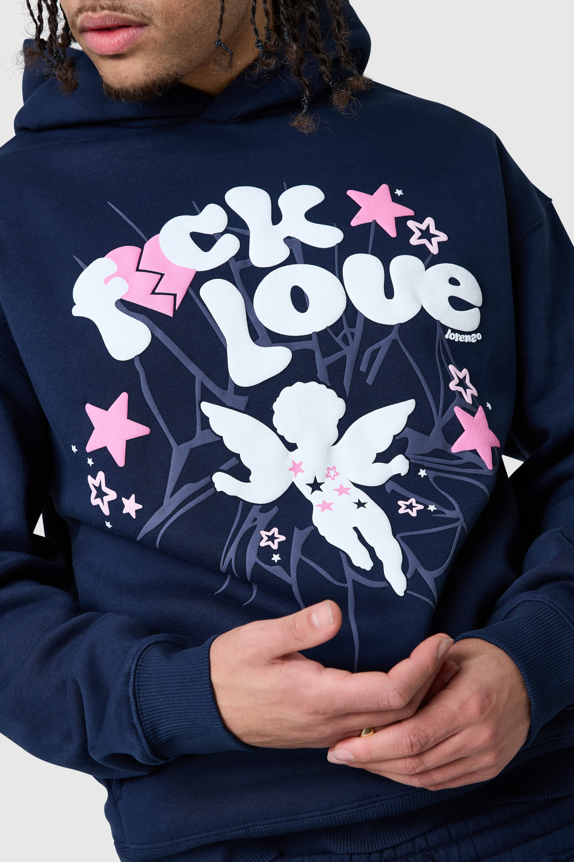 Fxck Love Hood - Navy Night - Image 3