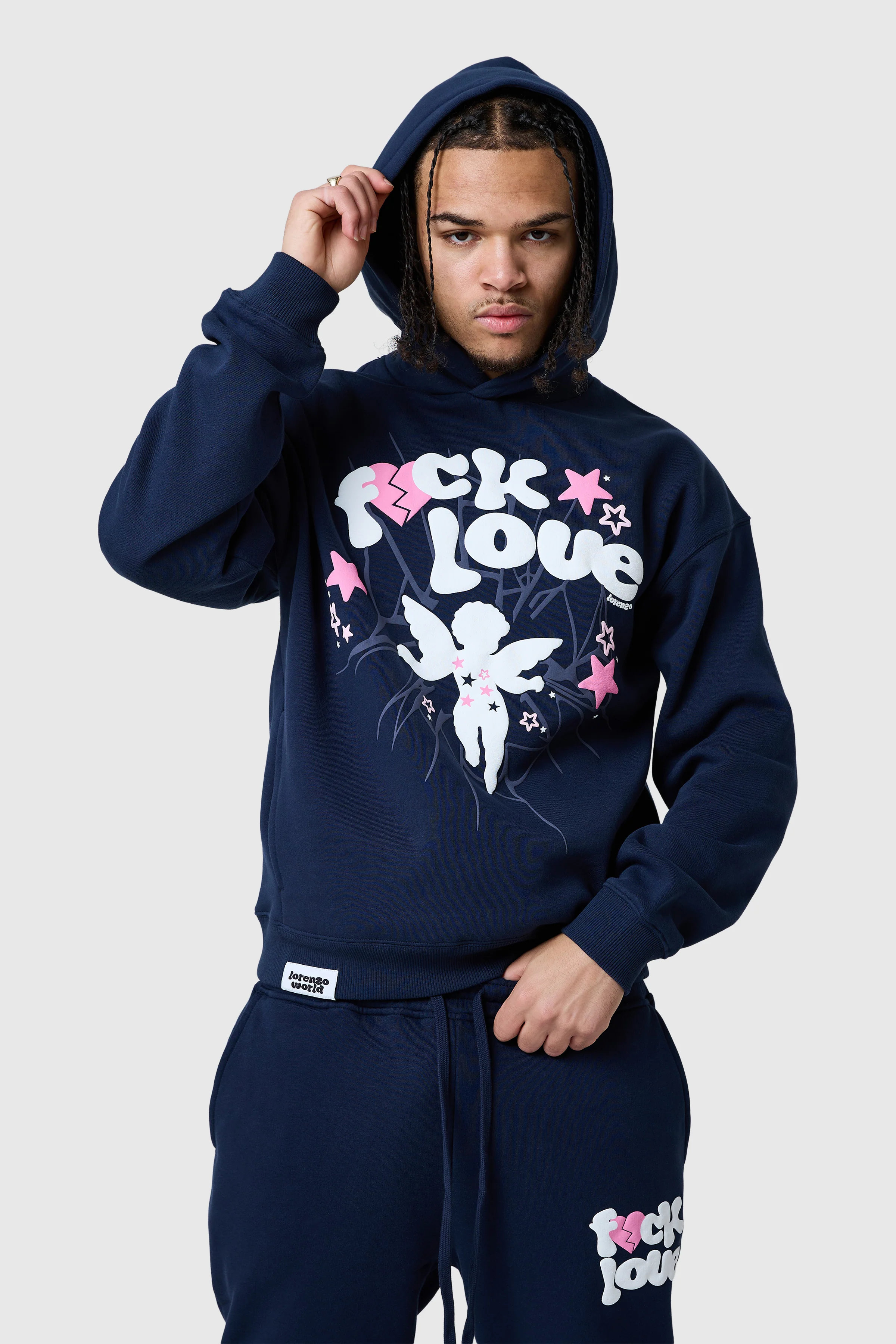 Fxck Love Hood - Navy Night - Image 9