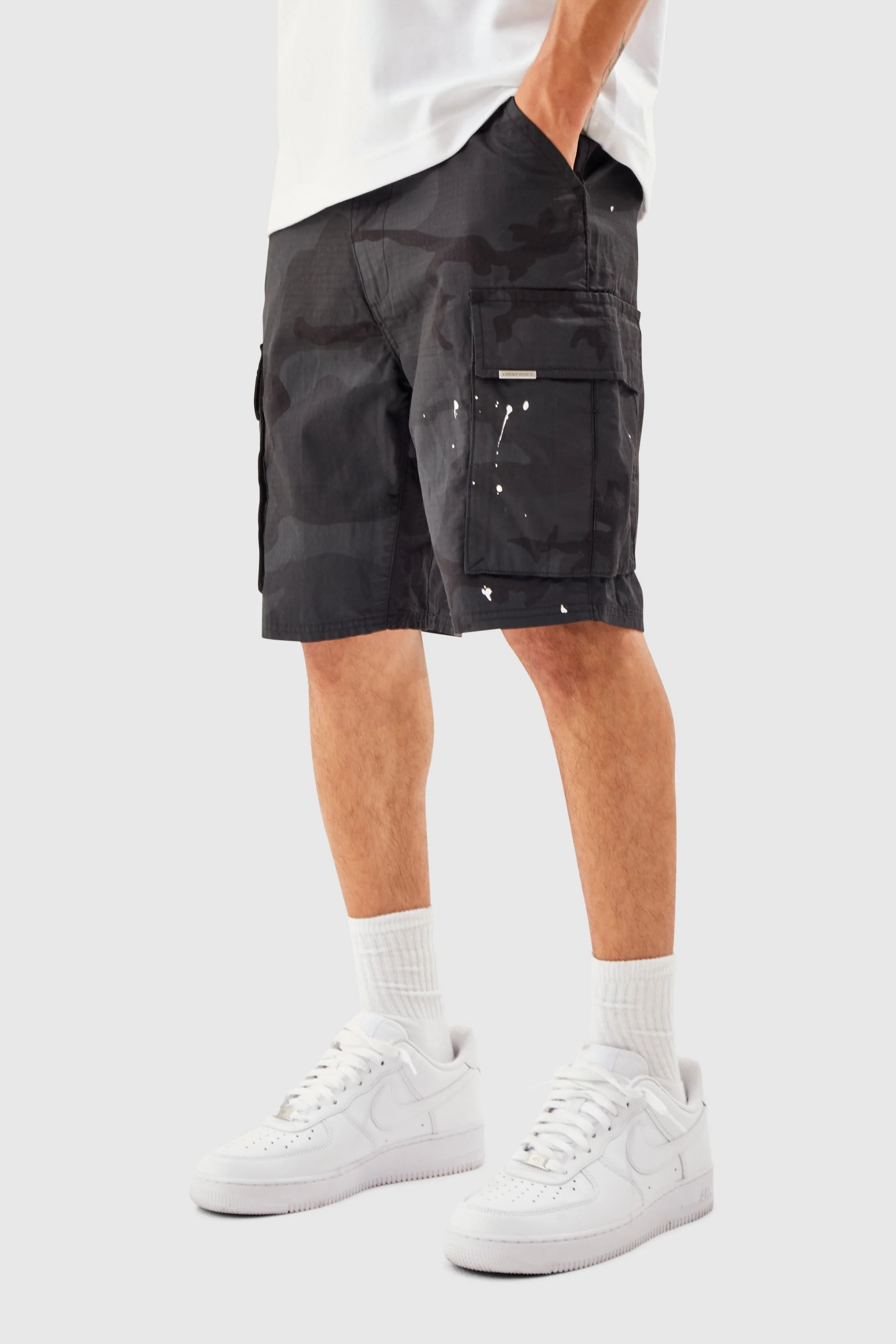 General Cargo Short - Black Camo