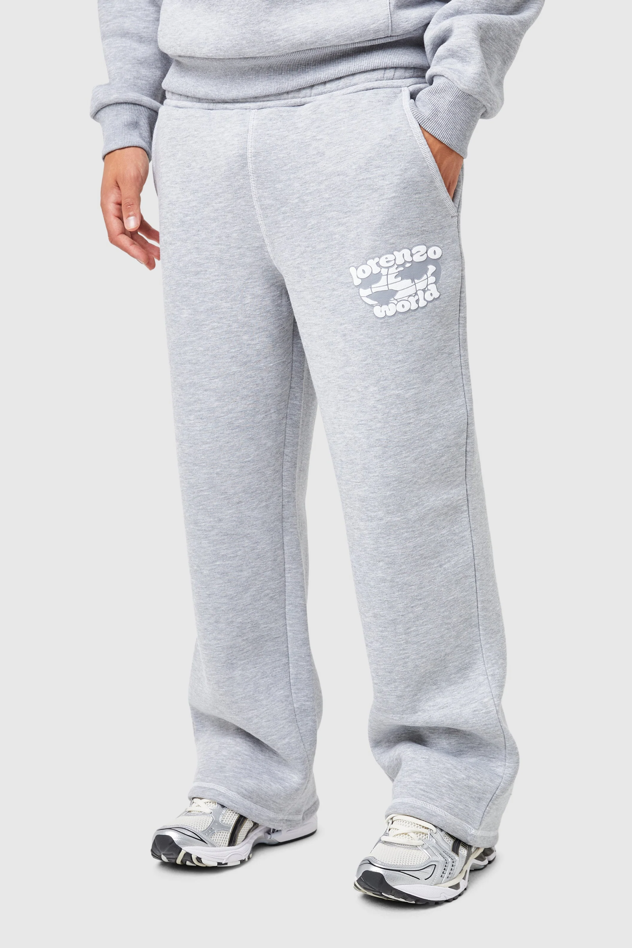 Globe Tracksuit - Grey Marl - Image 8