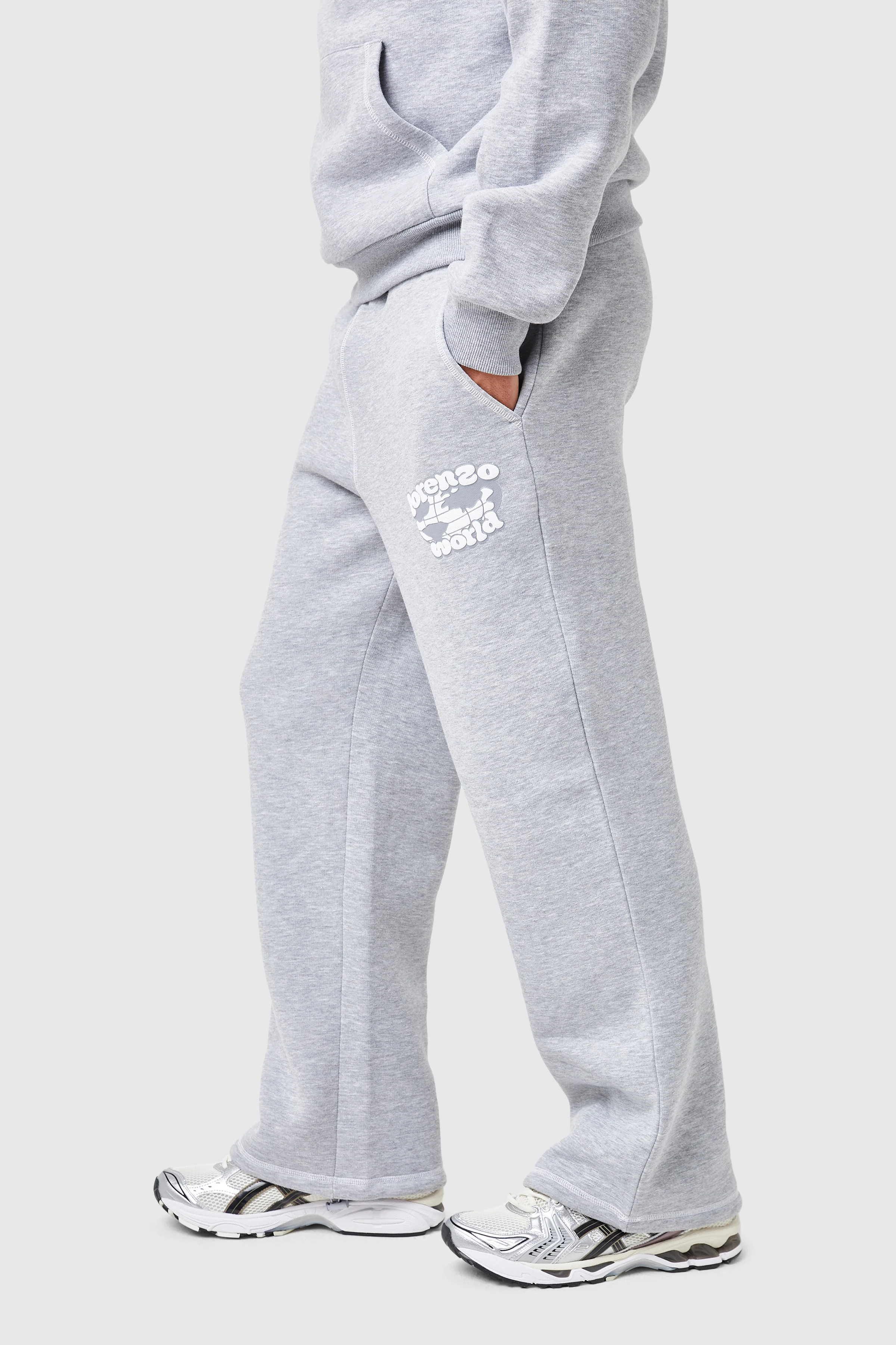 Globe Tracksuit - Grey Marl - Image 9