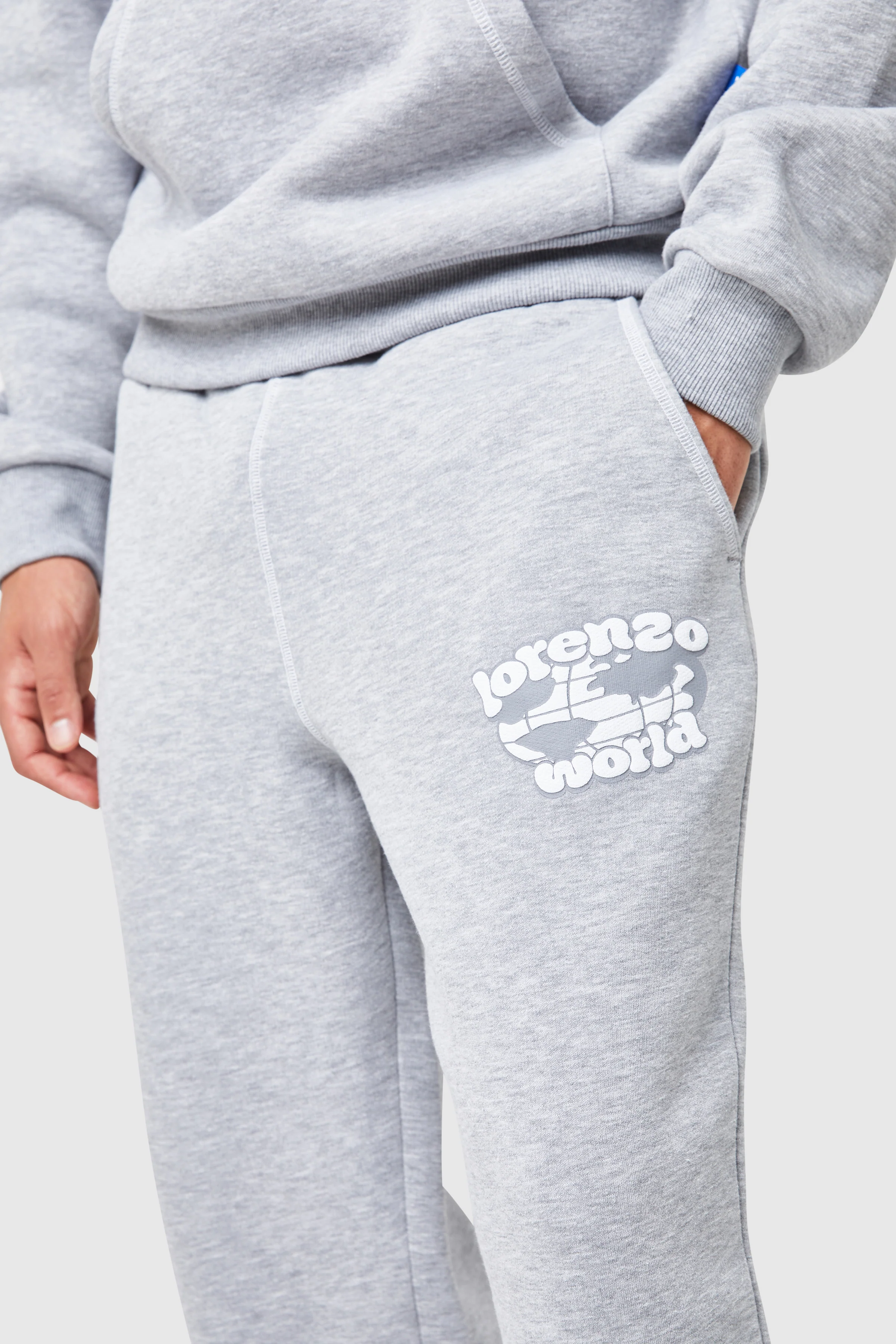 Globe Tracksuit - Grey Marl - Image 12