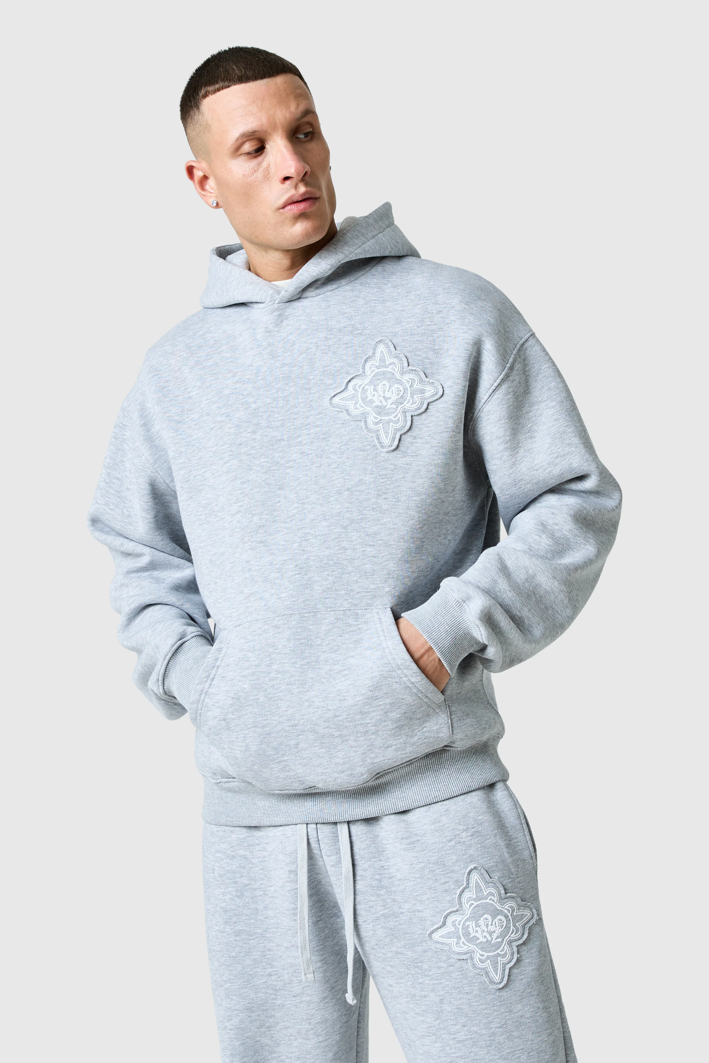 Icon Apex Hood - Grey Marl - Image 7