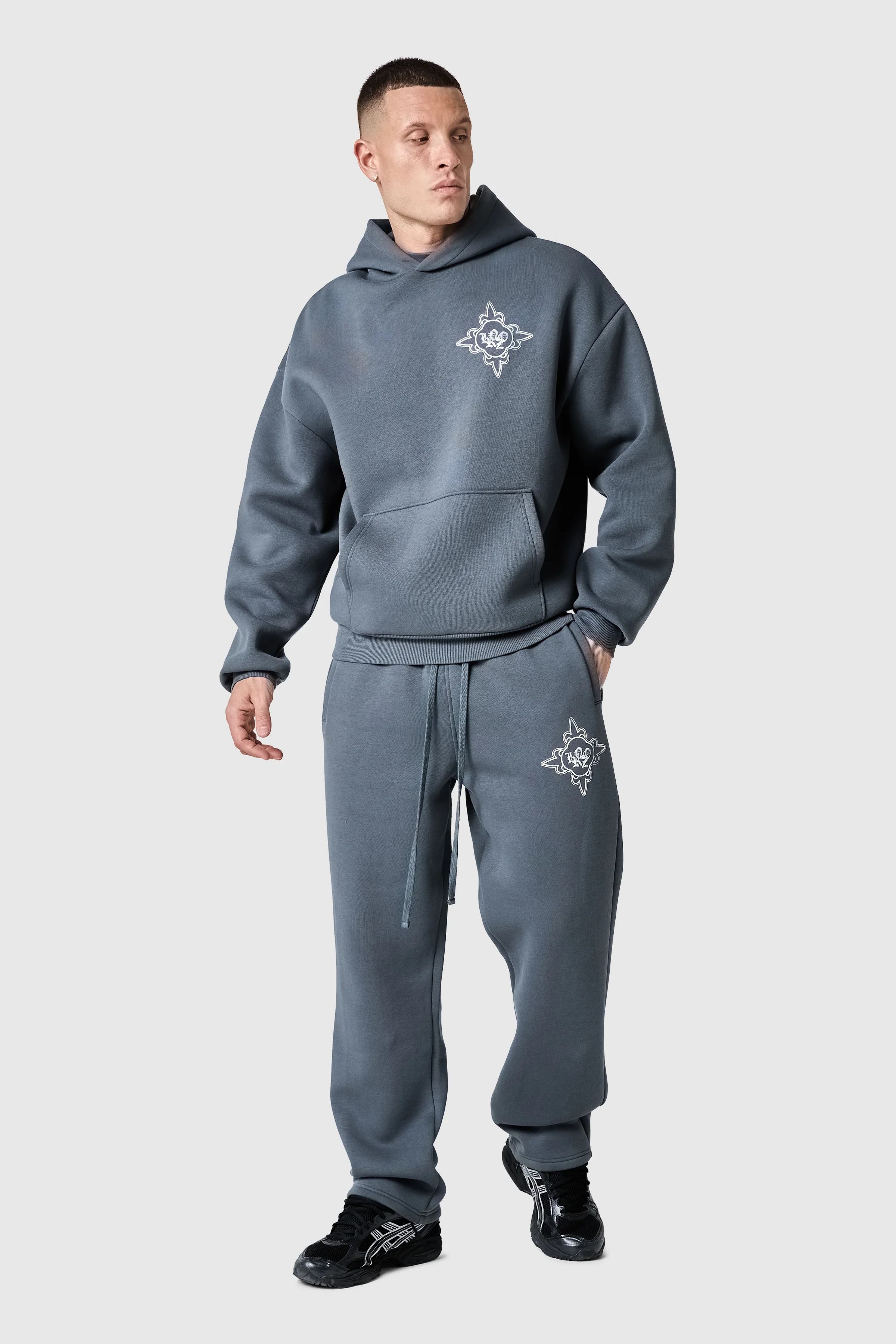 Icon Camo Hood - Graphite Grey - Image 4