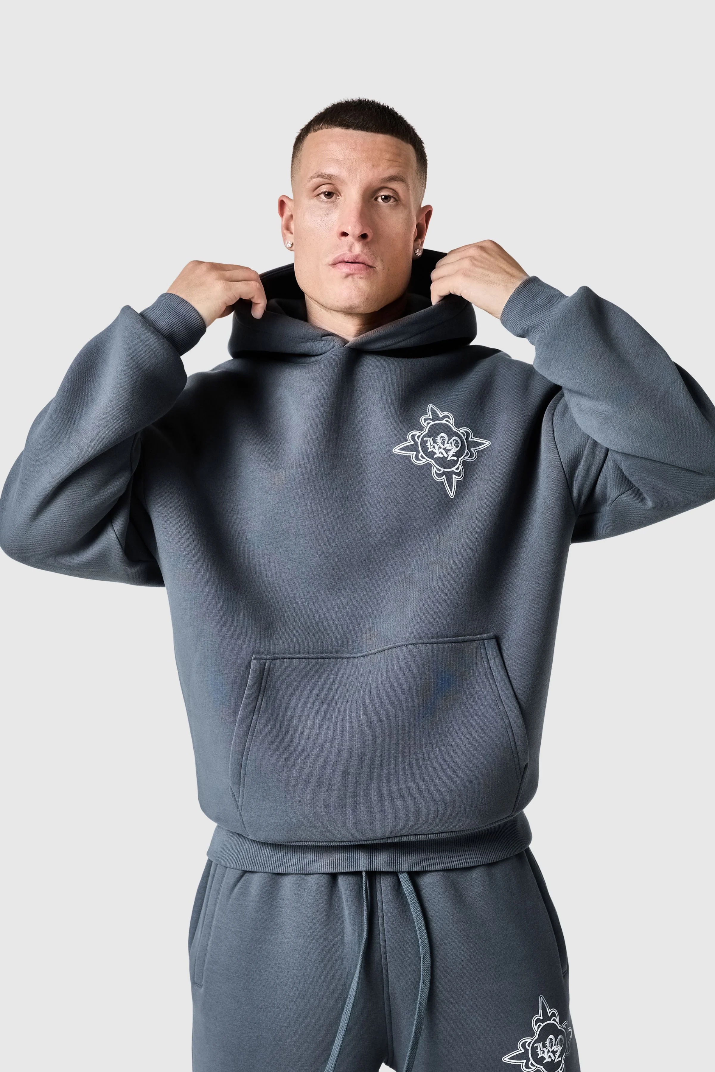 Icon Camo Hood - Graphite Grey - Image 7