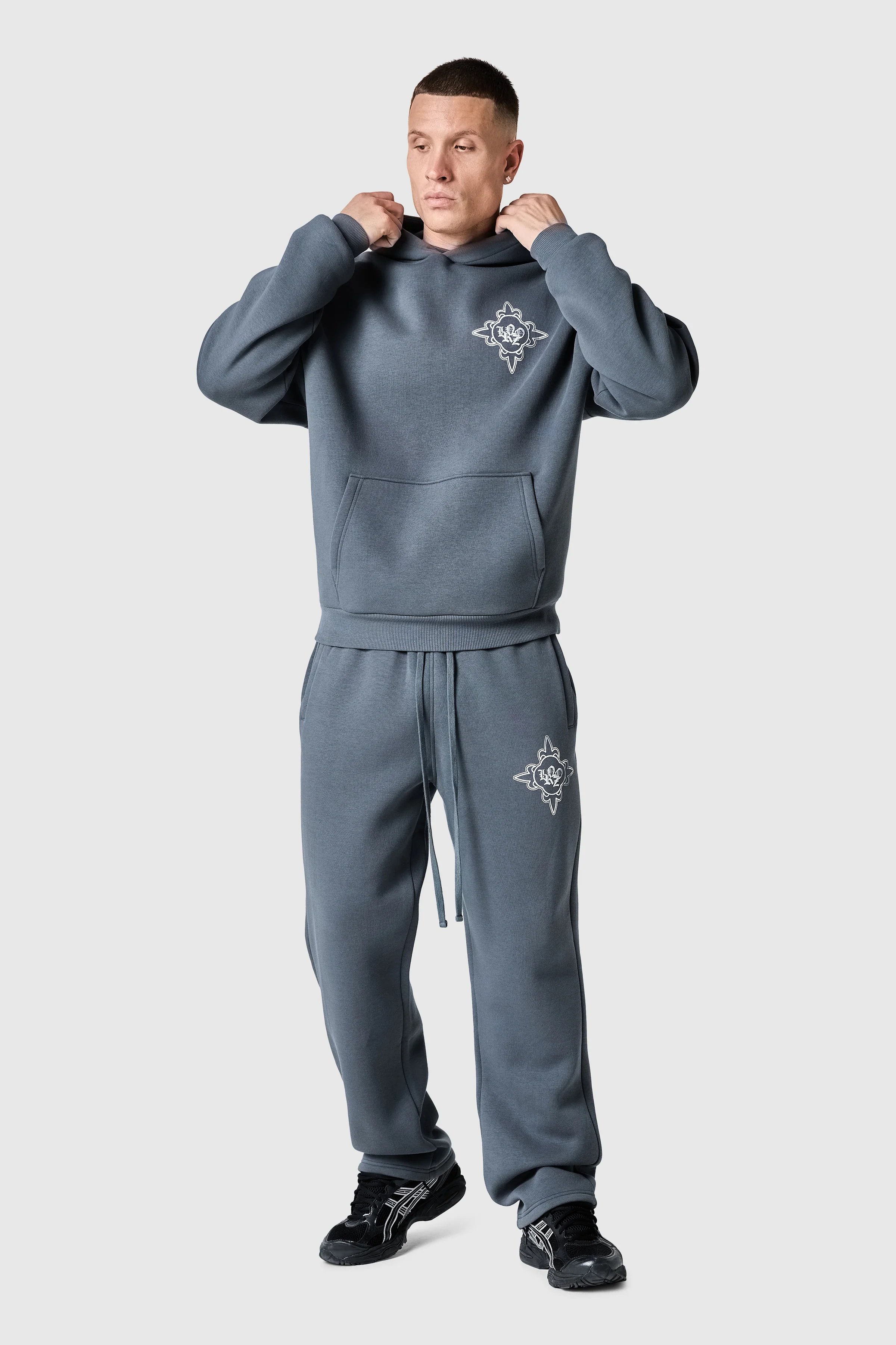 Icon Camo Tracksuit - Graphite Grey - Image 4