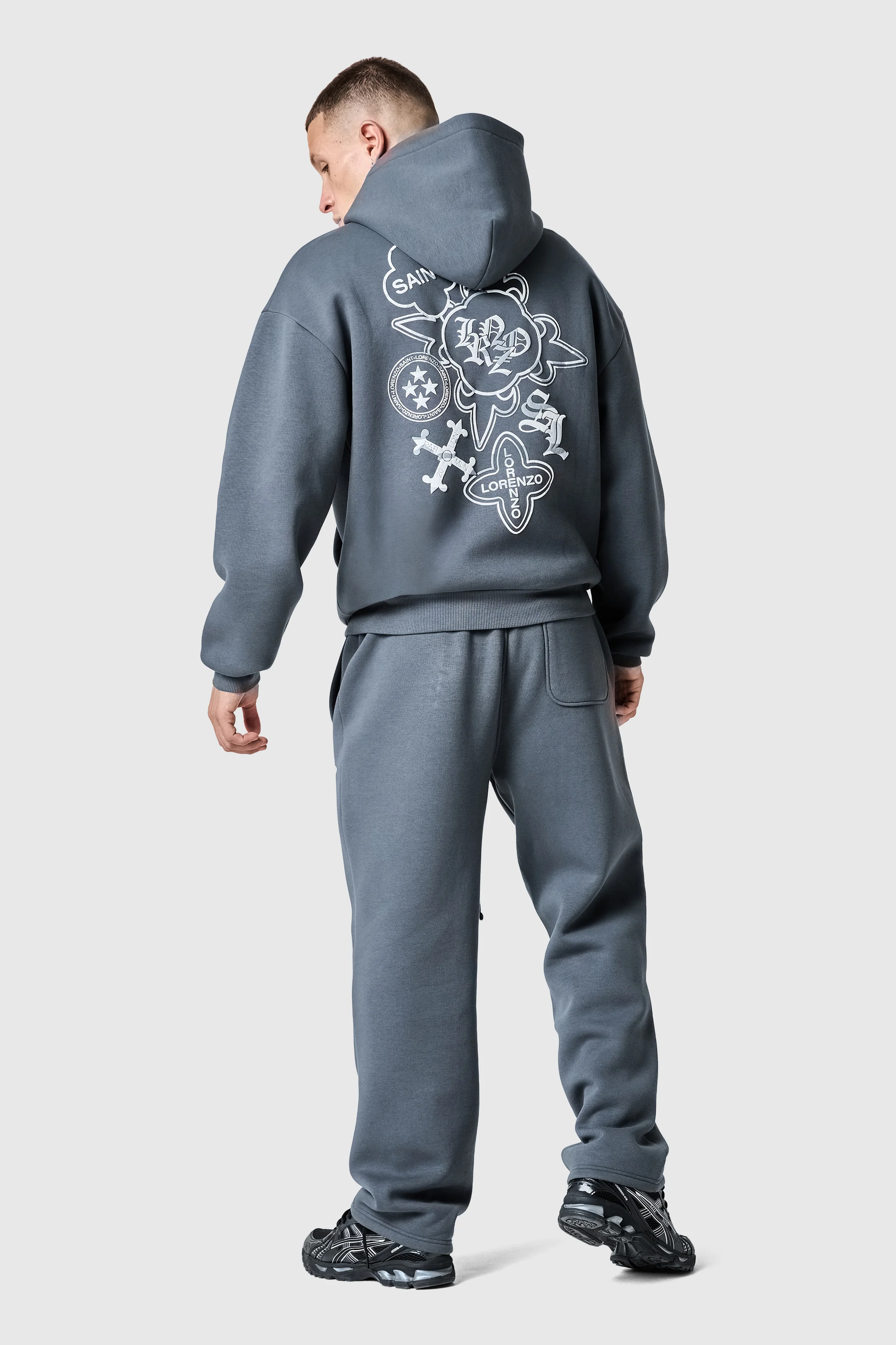 Icon Camo Tracksuit - Graphite Grey - Image 5