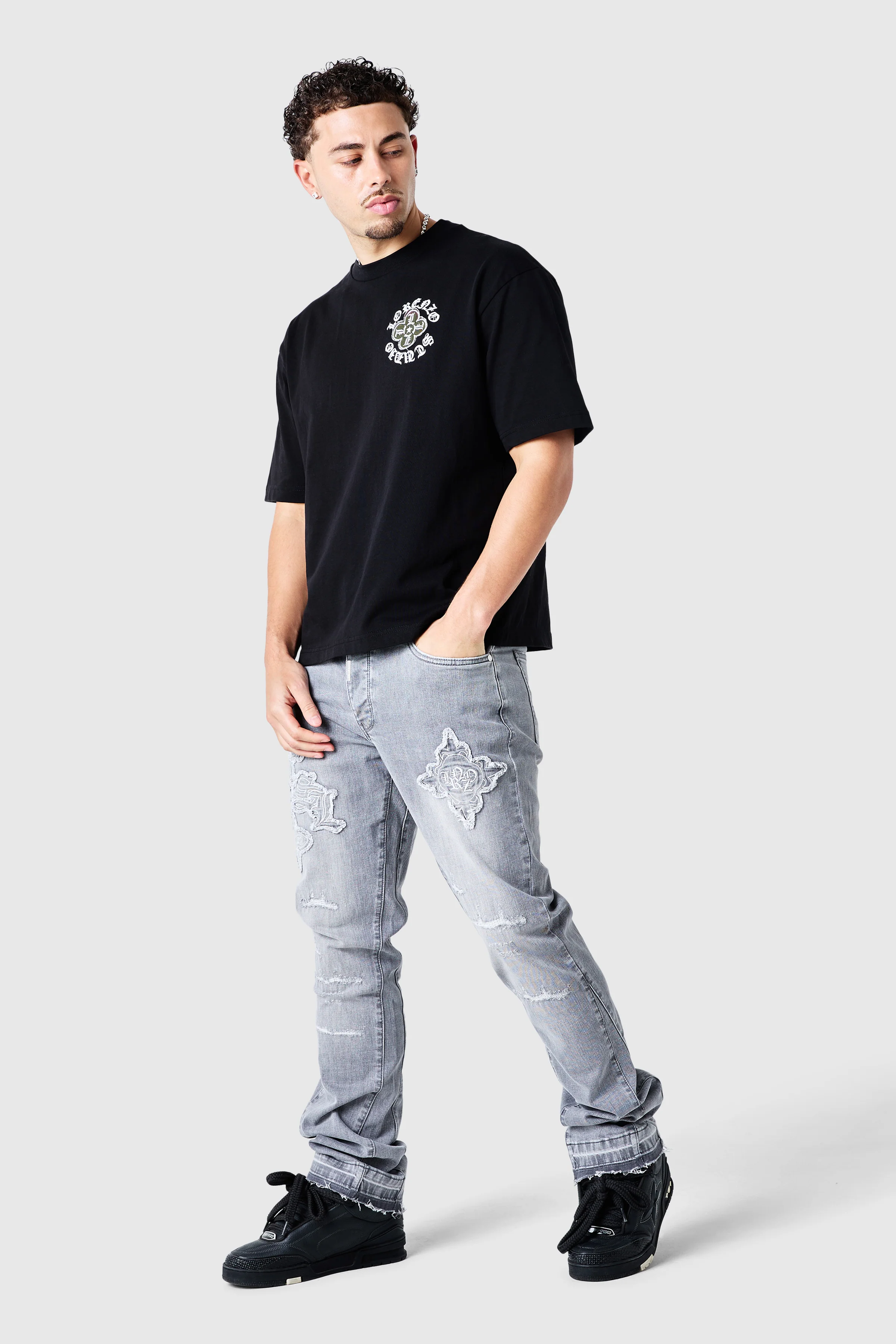 Insignia Tee - Black - Image 5