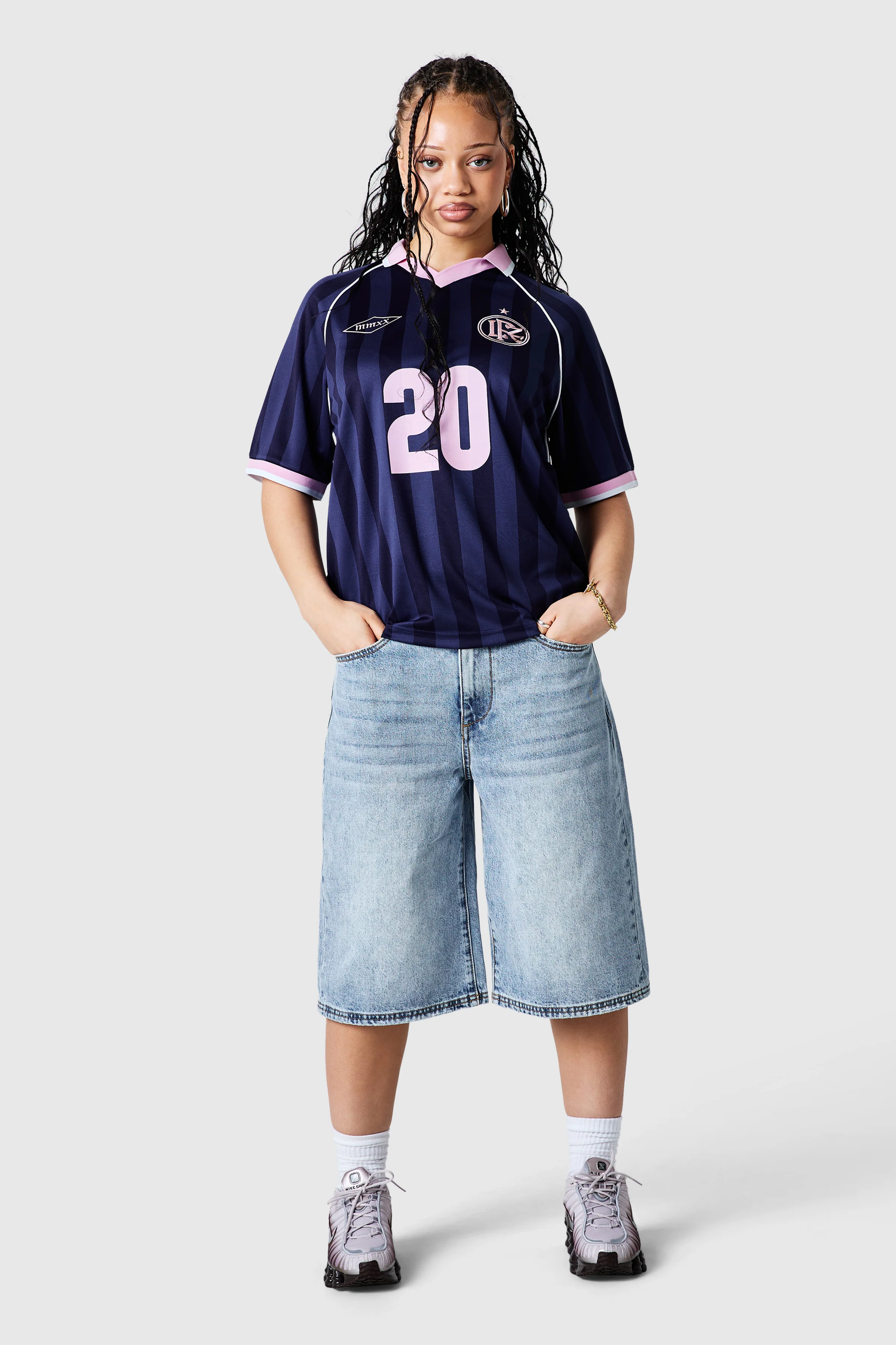 Womens No.20 Football Shirt - Indigo Ocean - Image 5