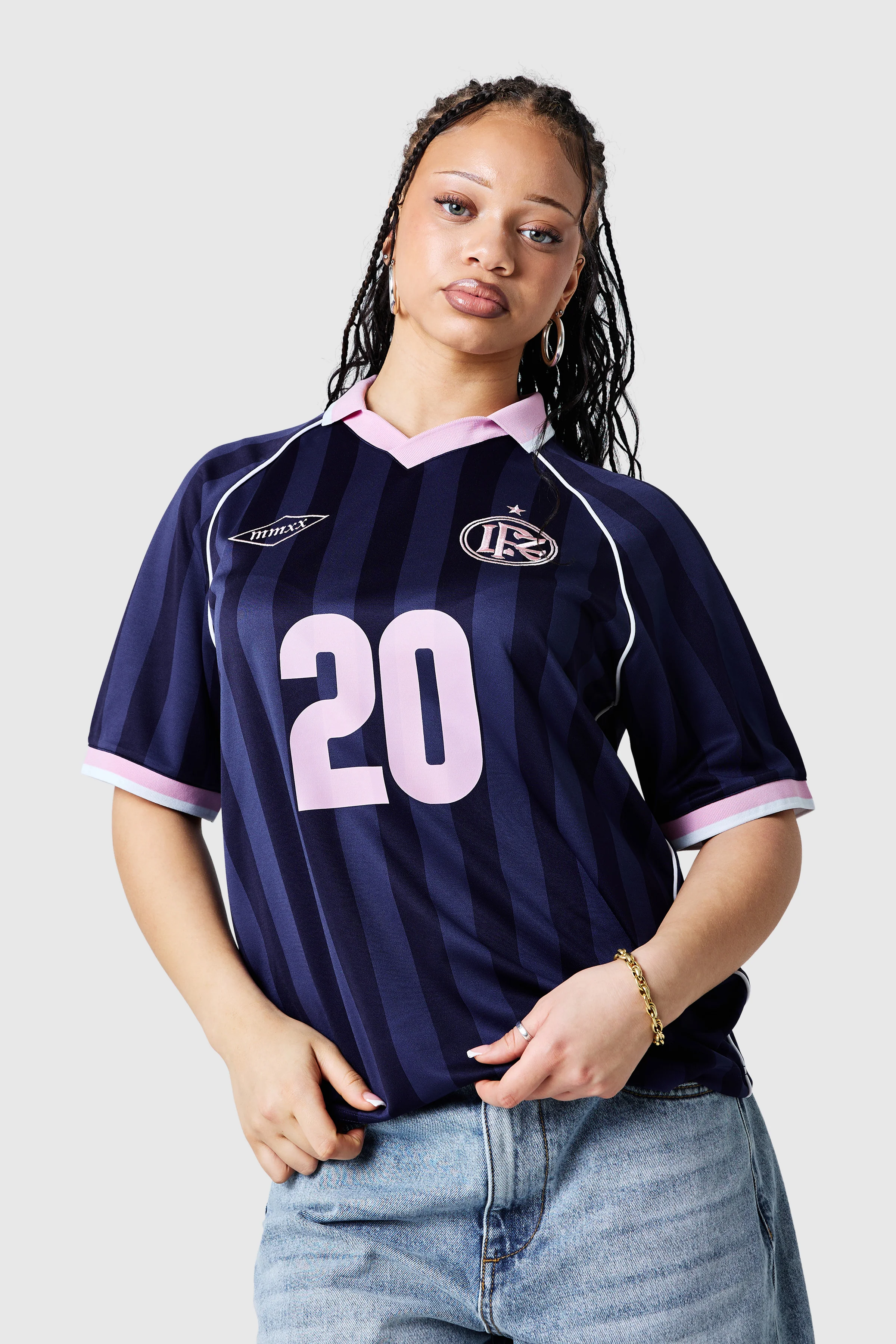 Womens No.20 Football Shirt - Indigo Ocean - Image 6