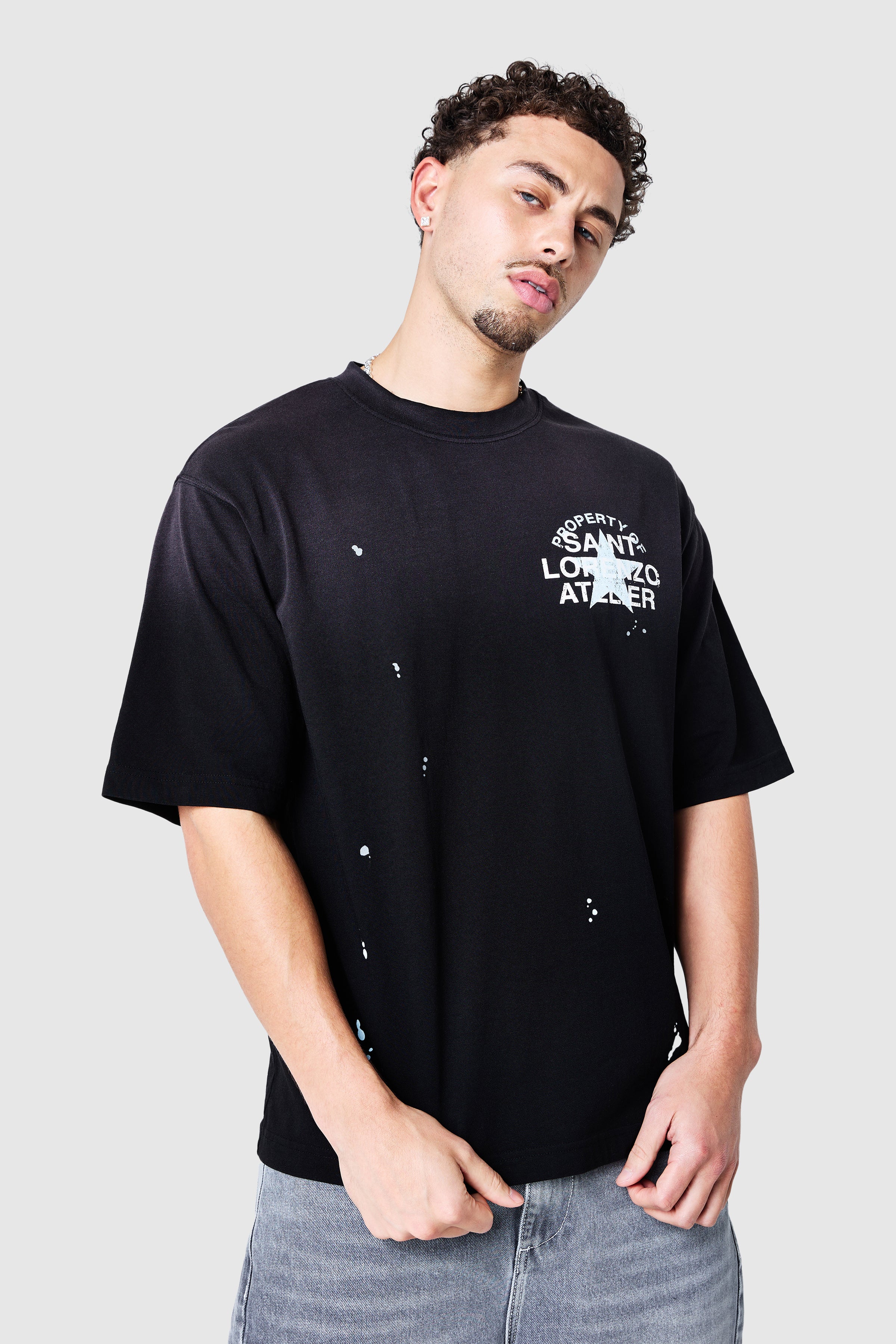 Painter Tee - Black - Image 9