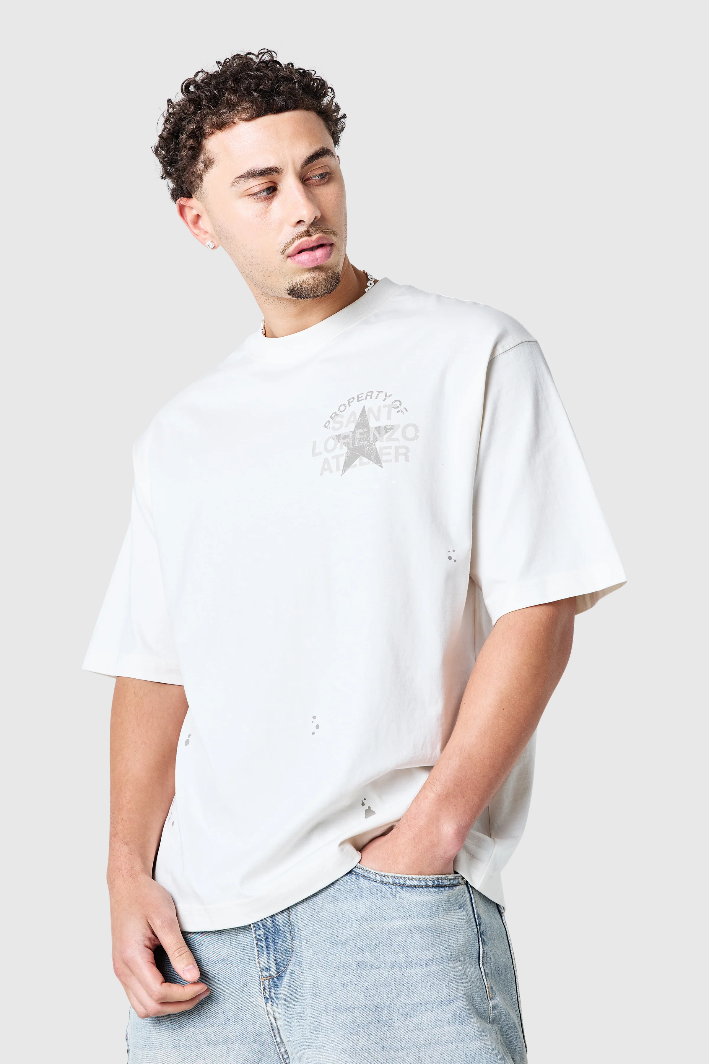 Painter Tee - Off White - Image 6