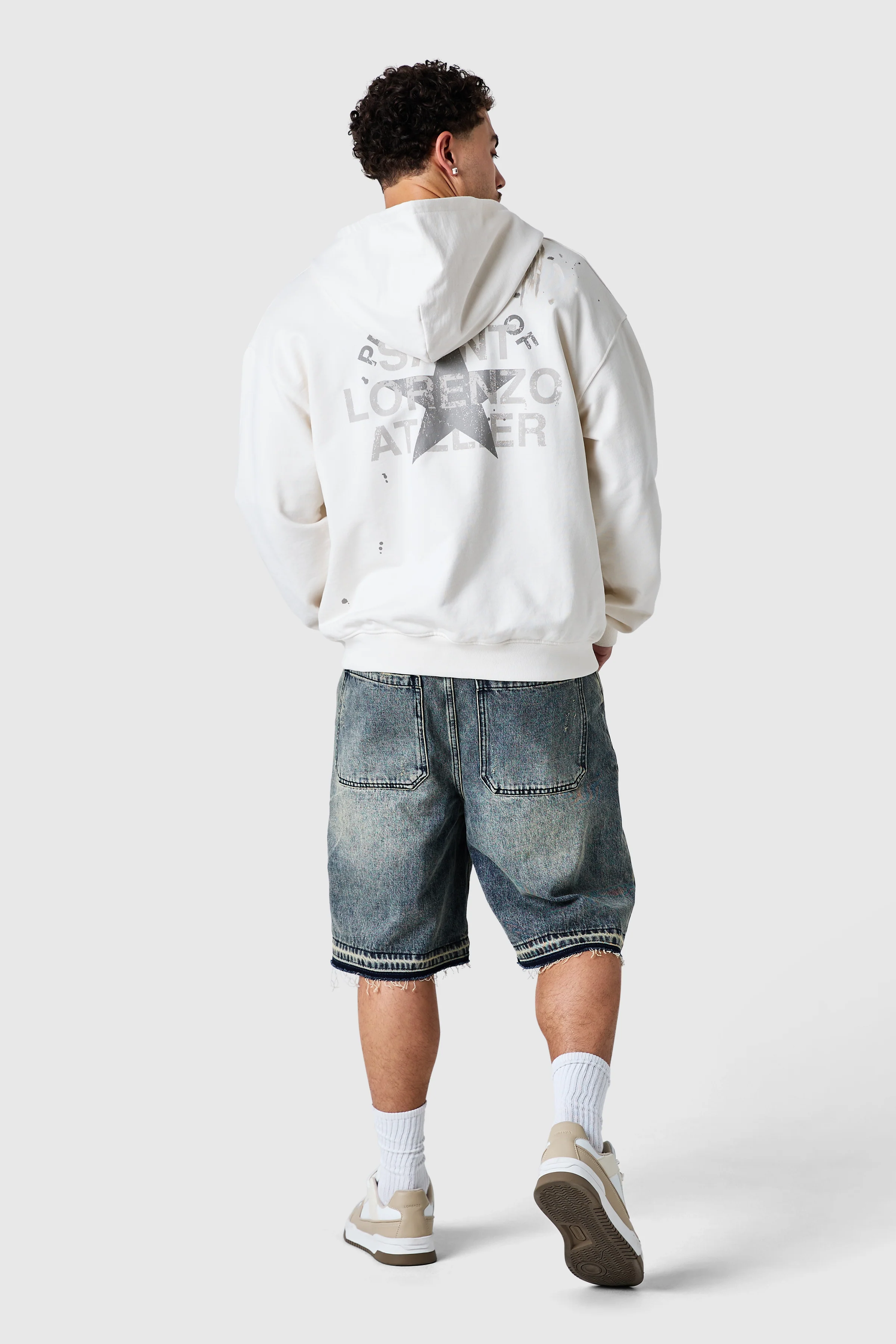 Painter Zip Hood - Off White - Image 8