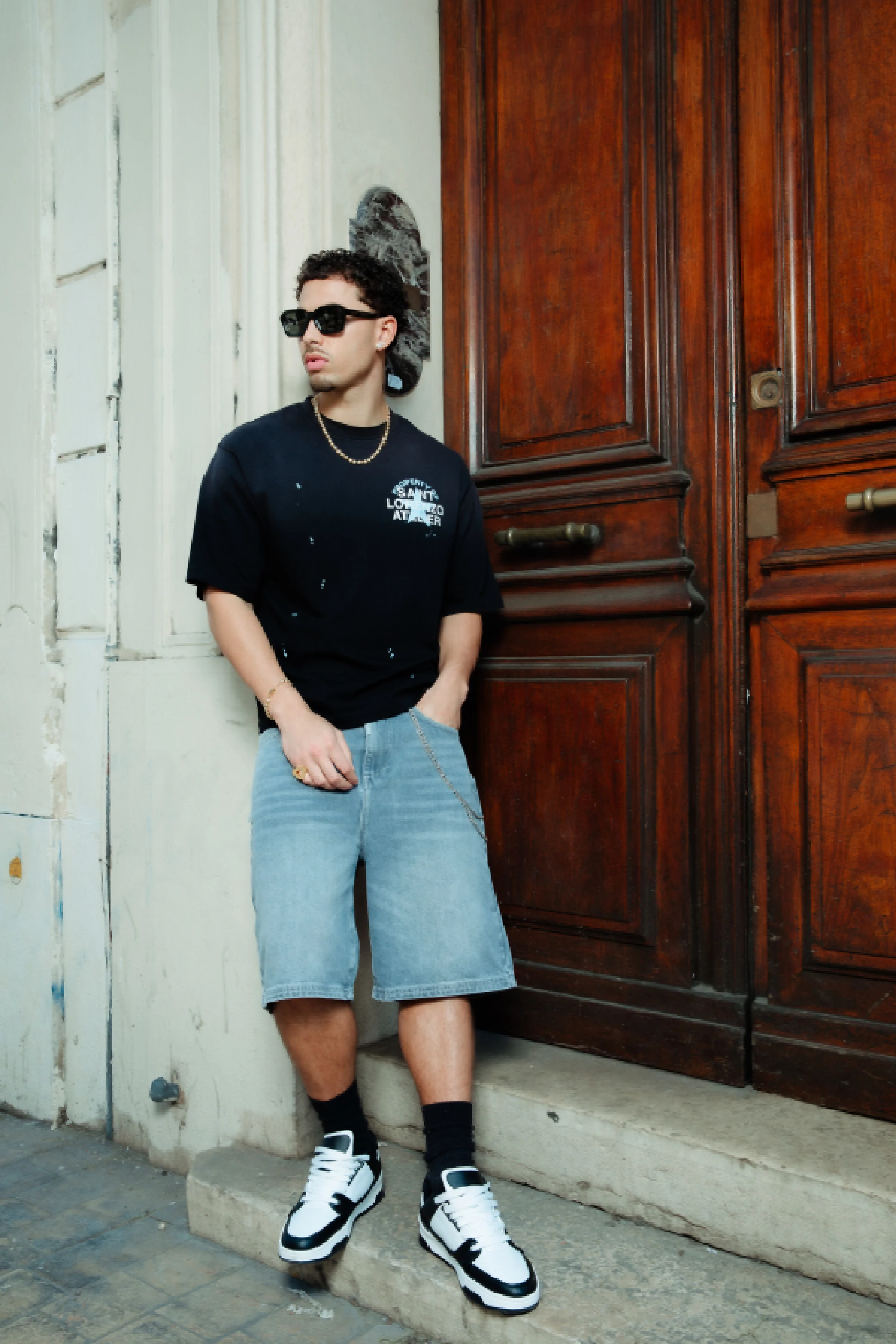 Santo Painter Twinset - Grey / Black - Image 4