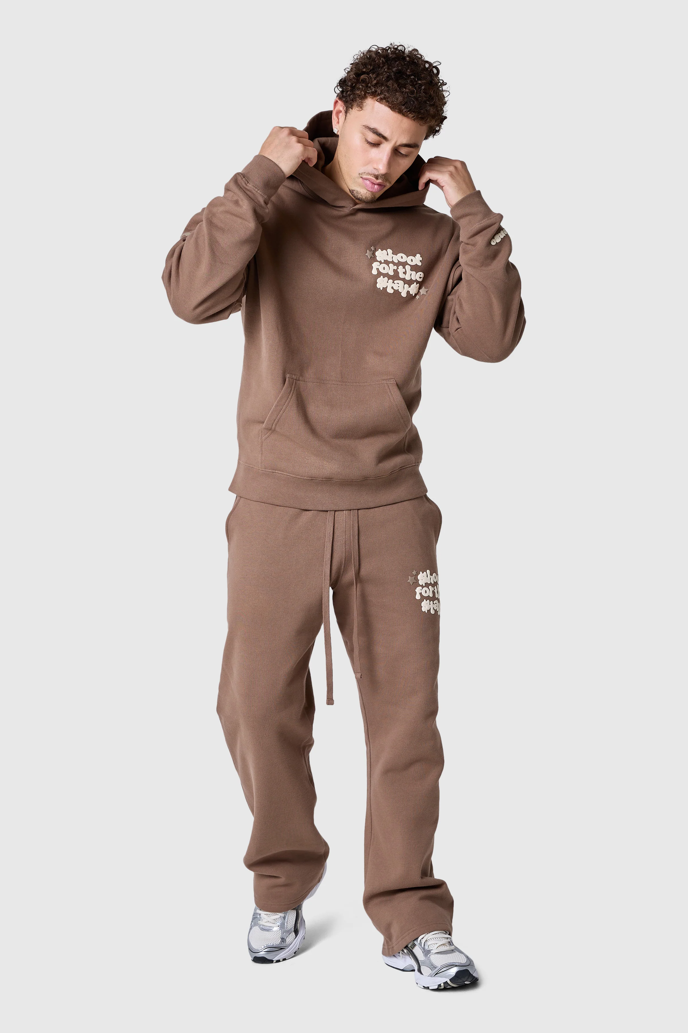 Shoot For The Stars Hood - Earthy Brown - Image 5
