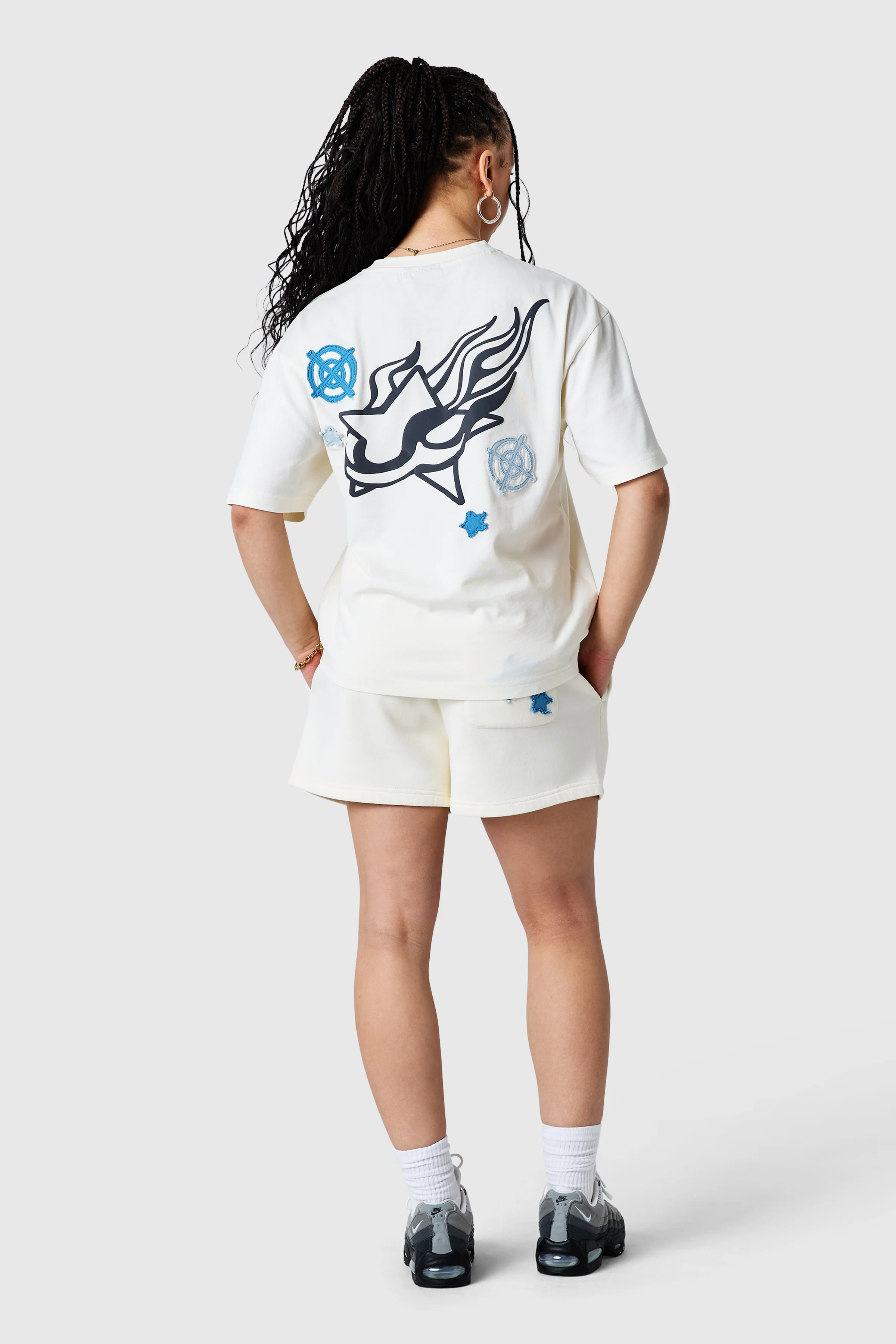 Womens Shoot For The Stars Tee - Cream - Image 6