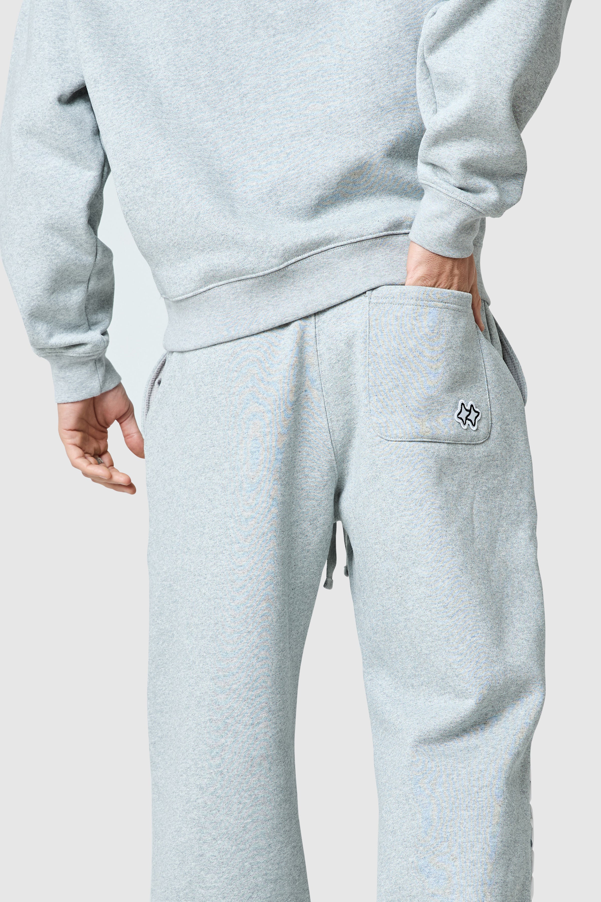 Shooter Tracksuit - Grey Marl - Image 10
