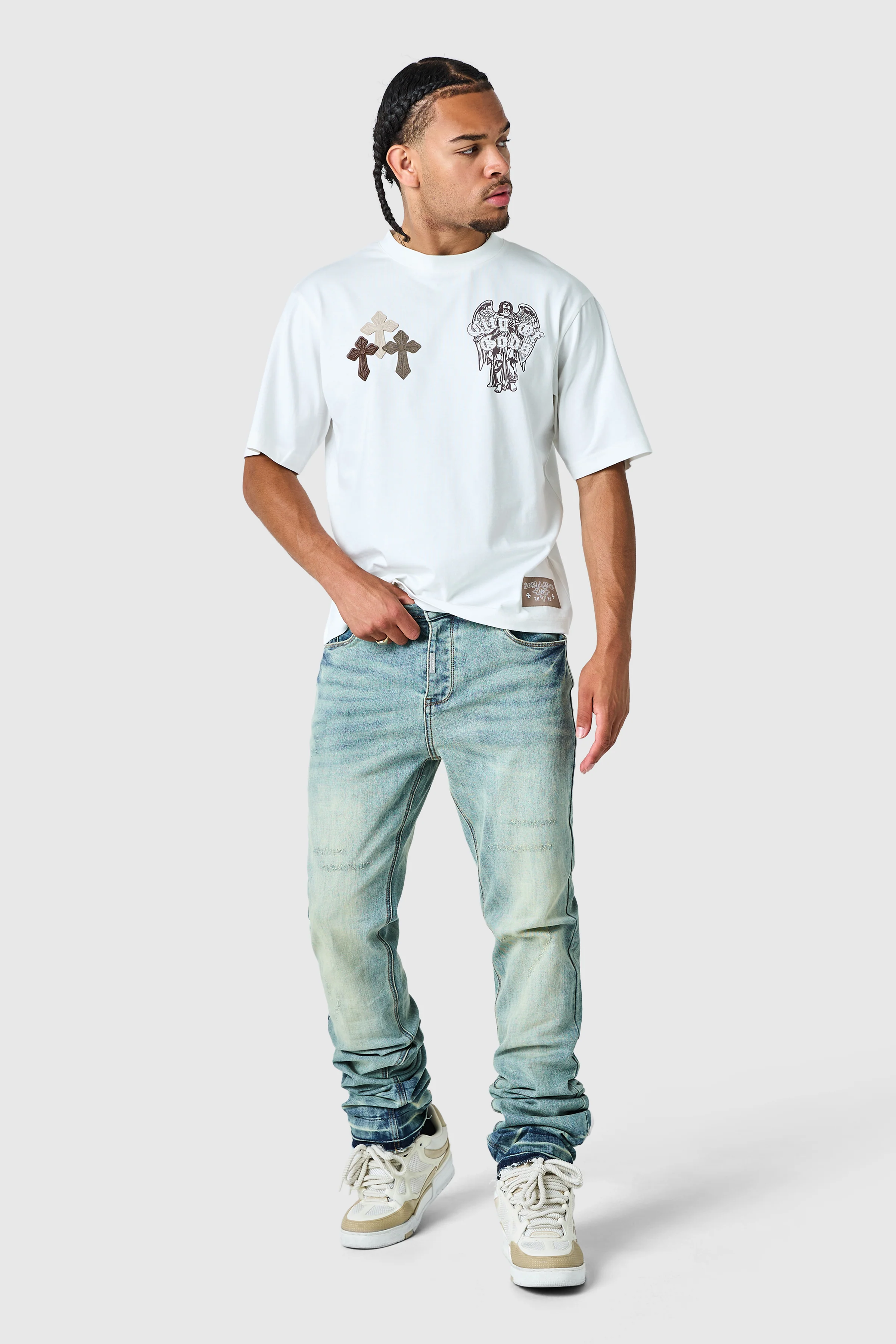 Stacked Jean - Champagne Blue - Image 8