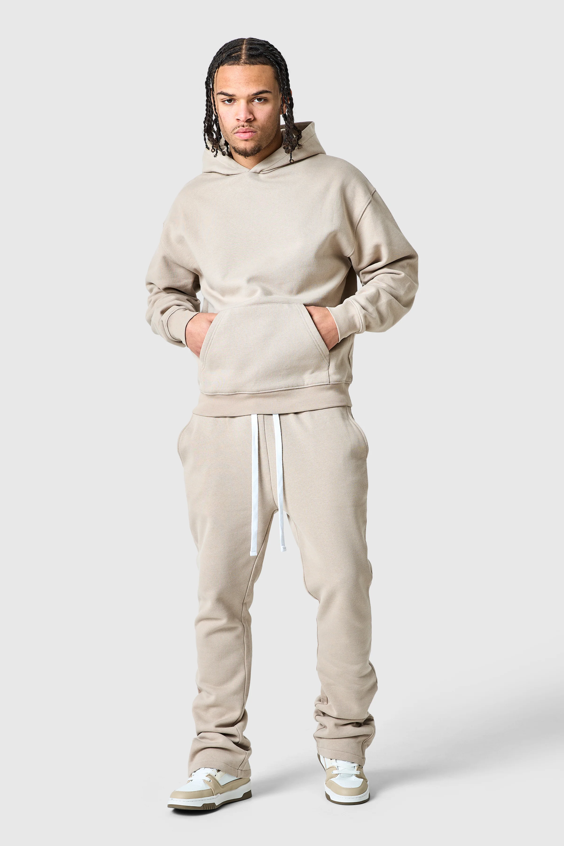 Uniform Flare Jogger - Grey Stone - Image 6