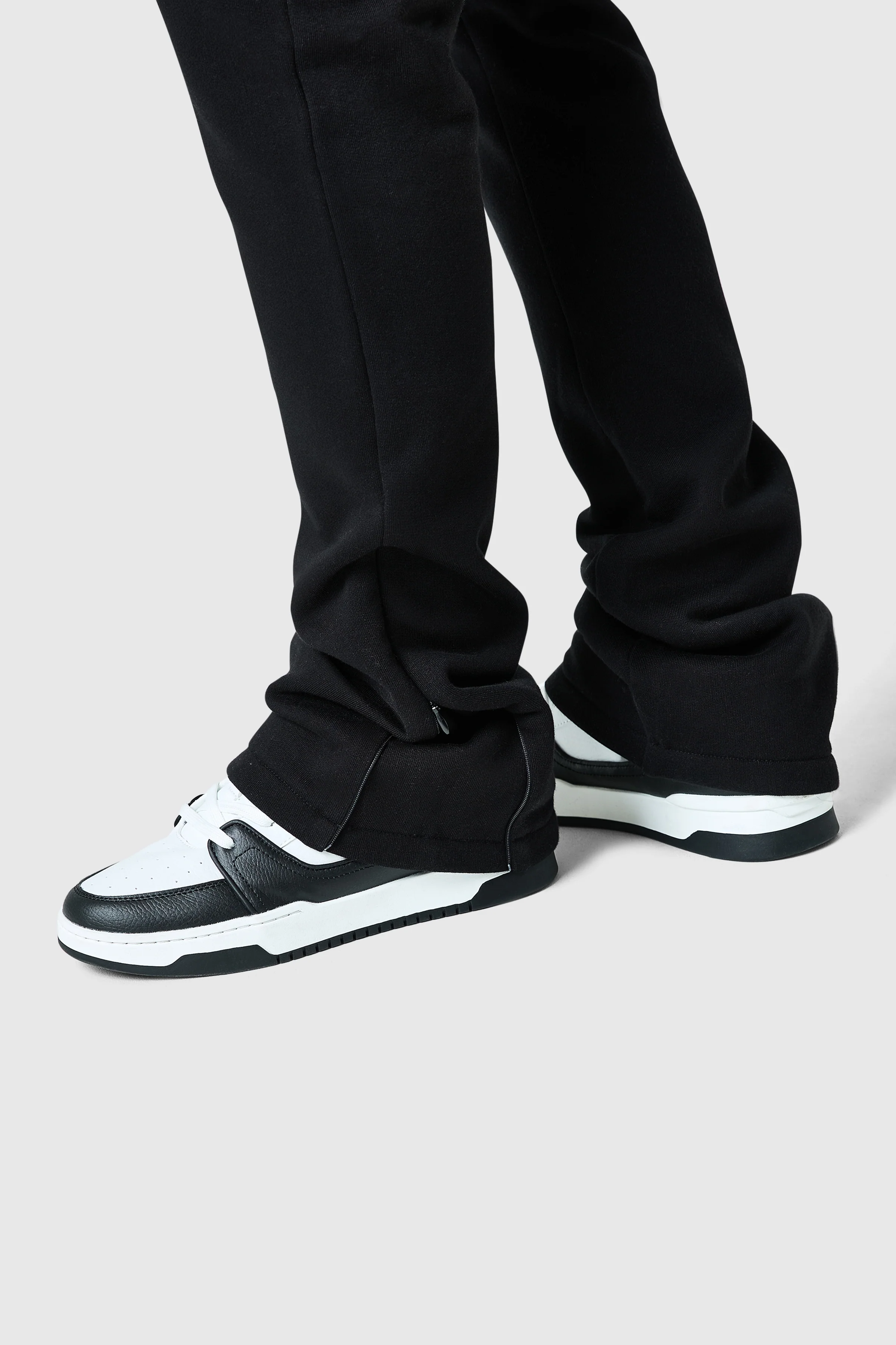 Uniform Flare Tracksuit - Black - Image 4
