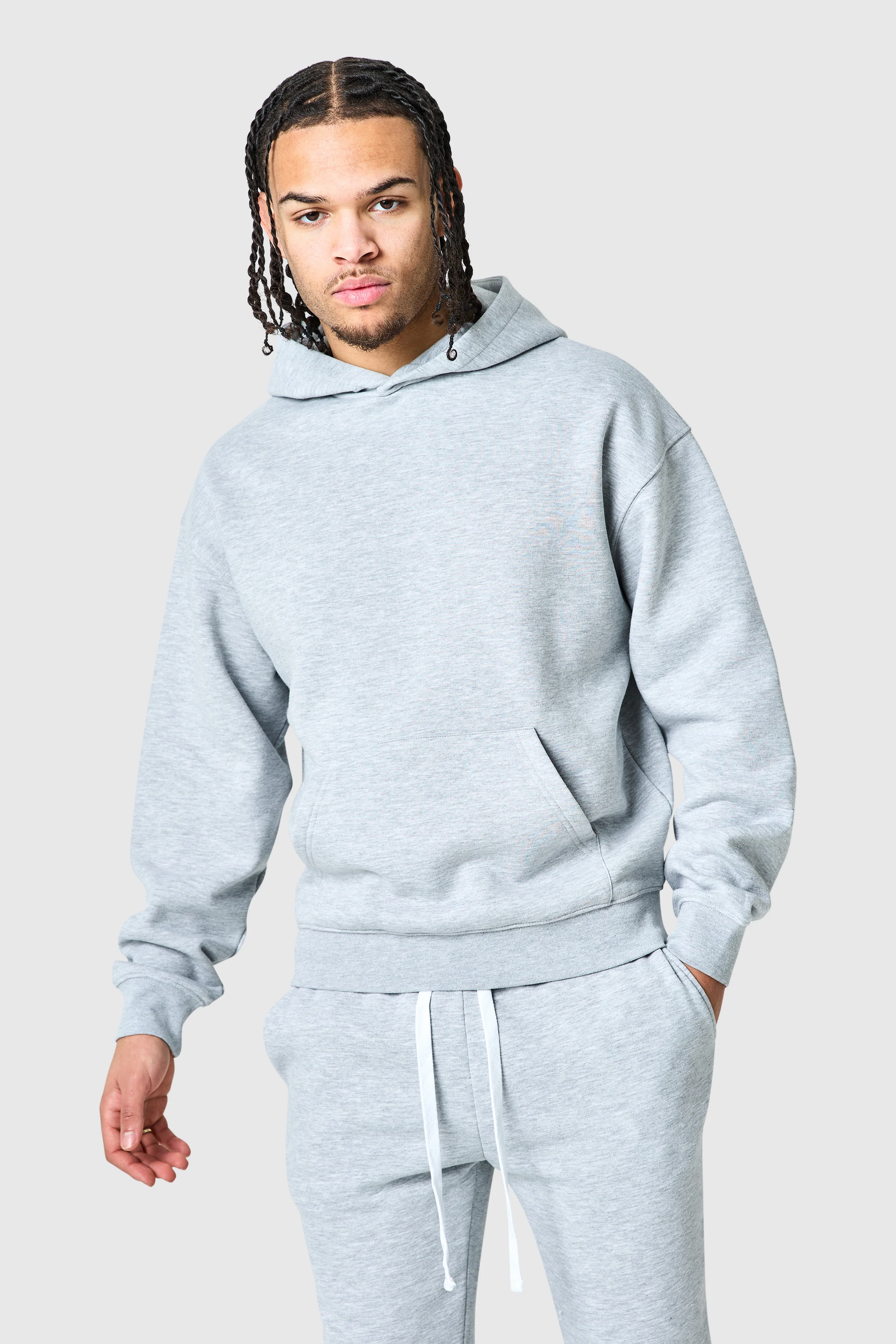Uniform Flare Tracksuit - Grey Marl - Image 10