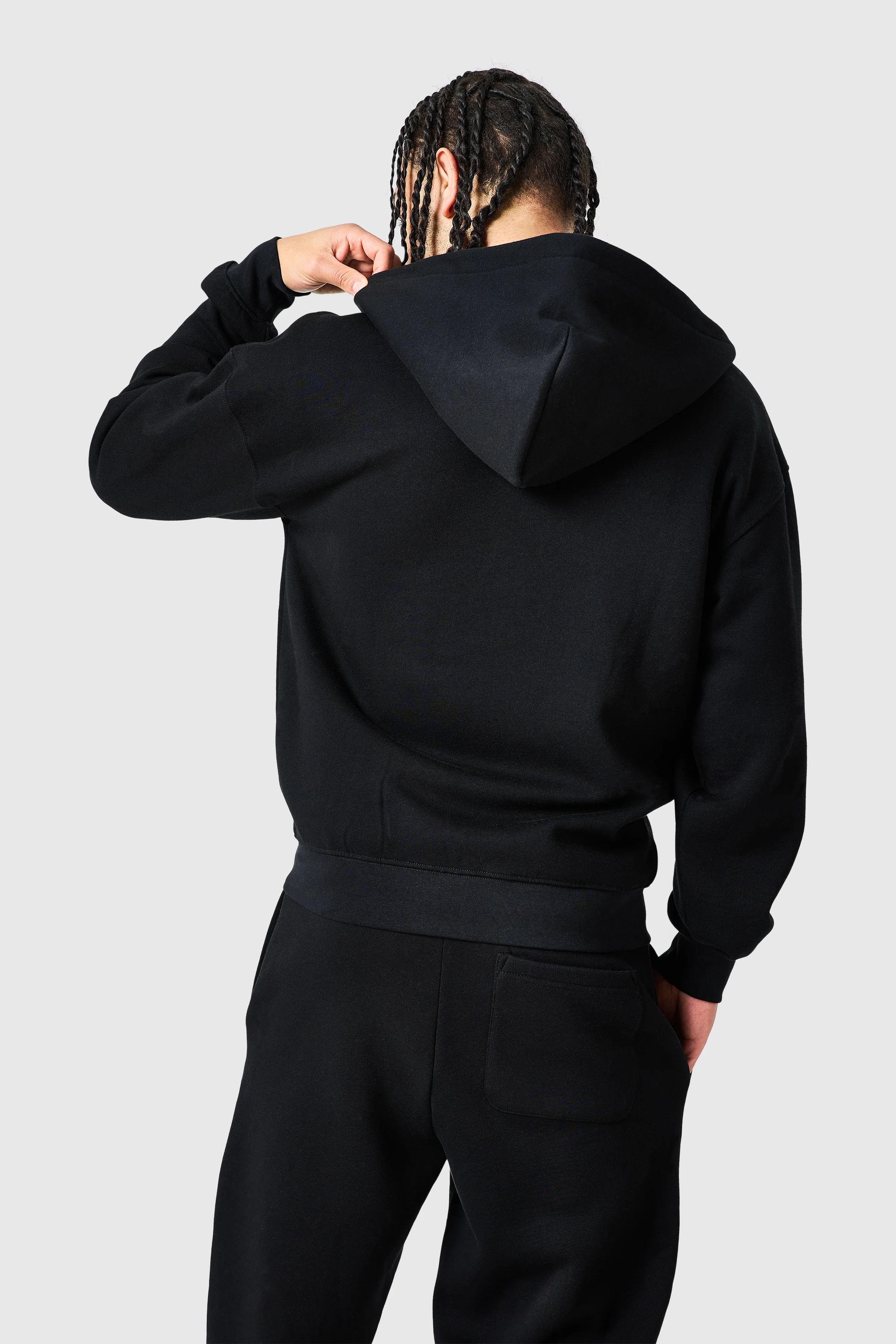 Uniform Zip Tracksuit - Black - Image 6