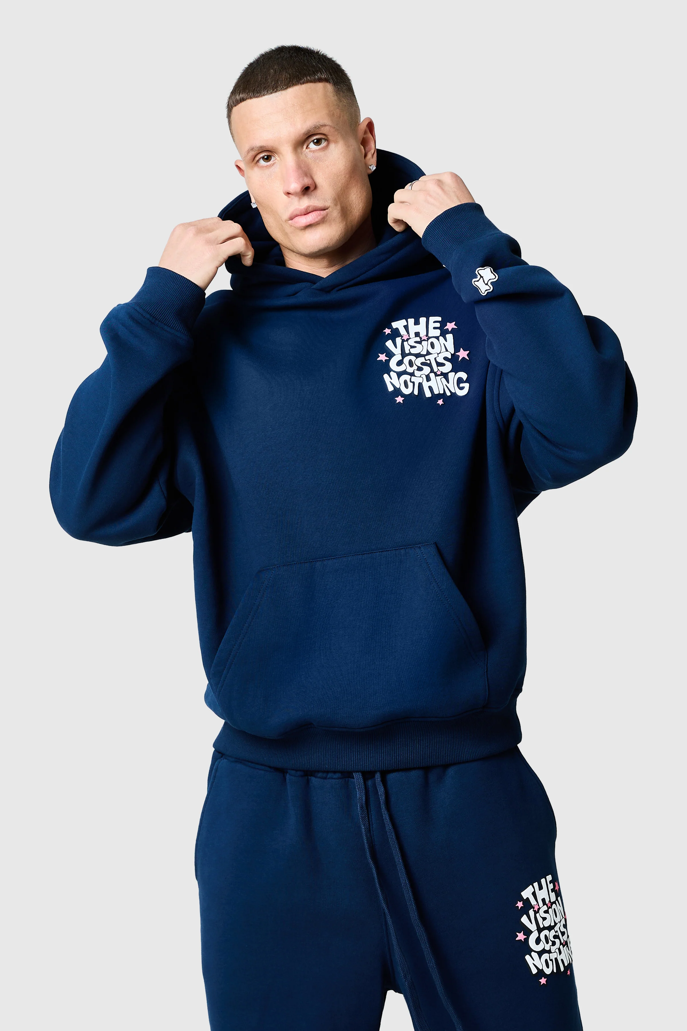 Vision Costs Nothing Hood - Blue - Image 6