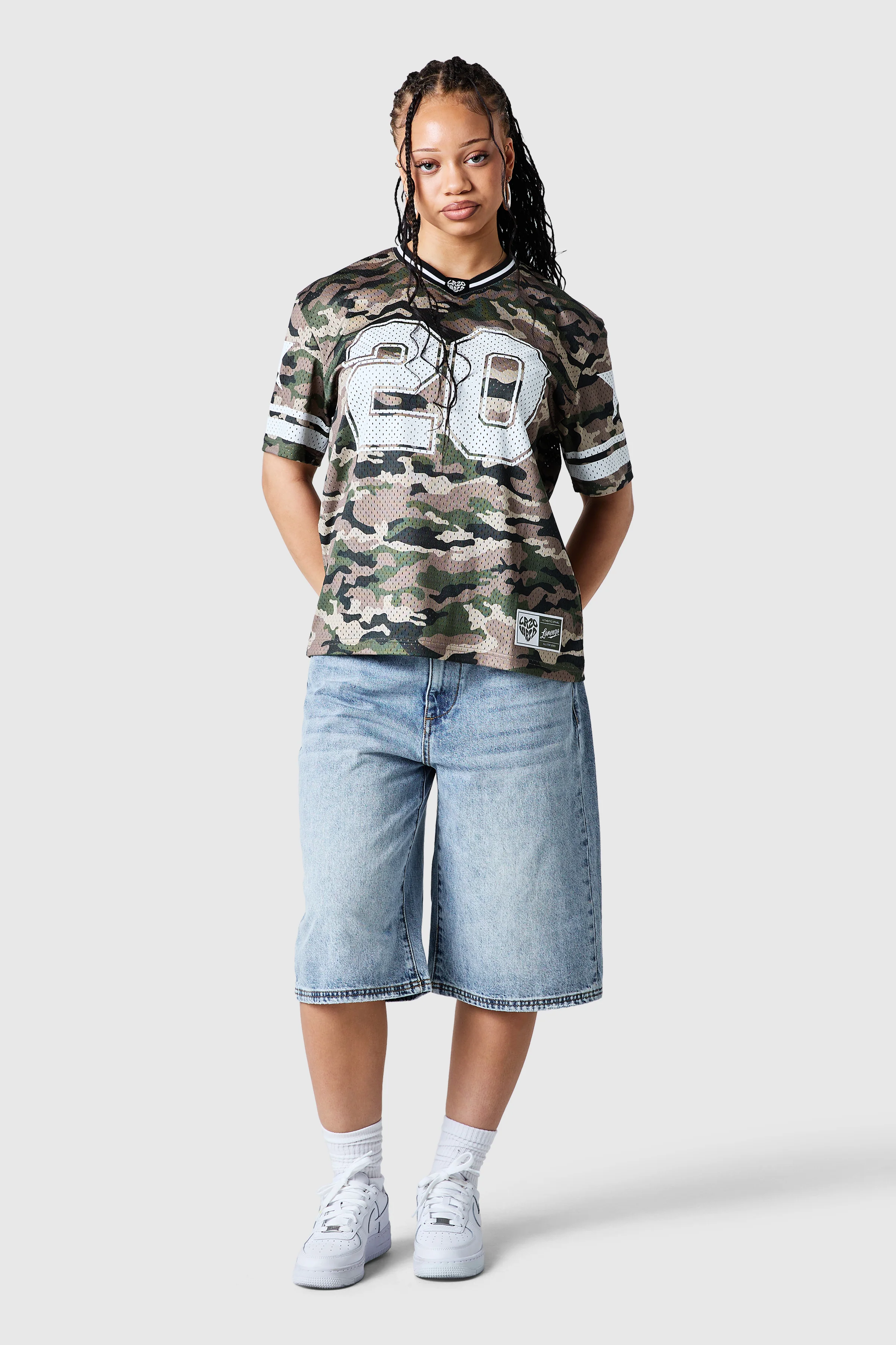 Womens All Star Jersey - Green Camo - Image 3