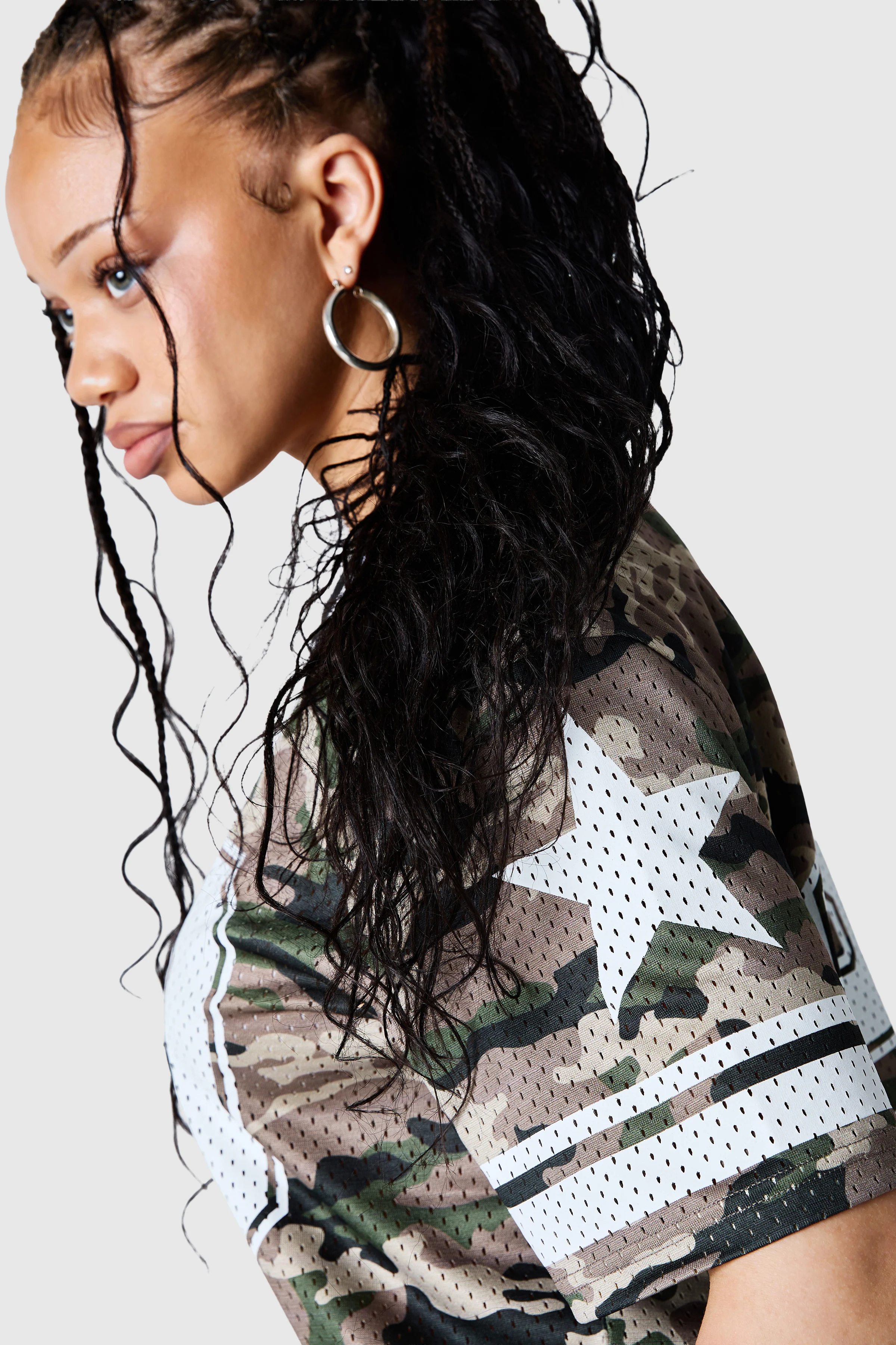 Womens All Star Jersey - Green Camo - Image 4