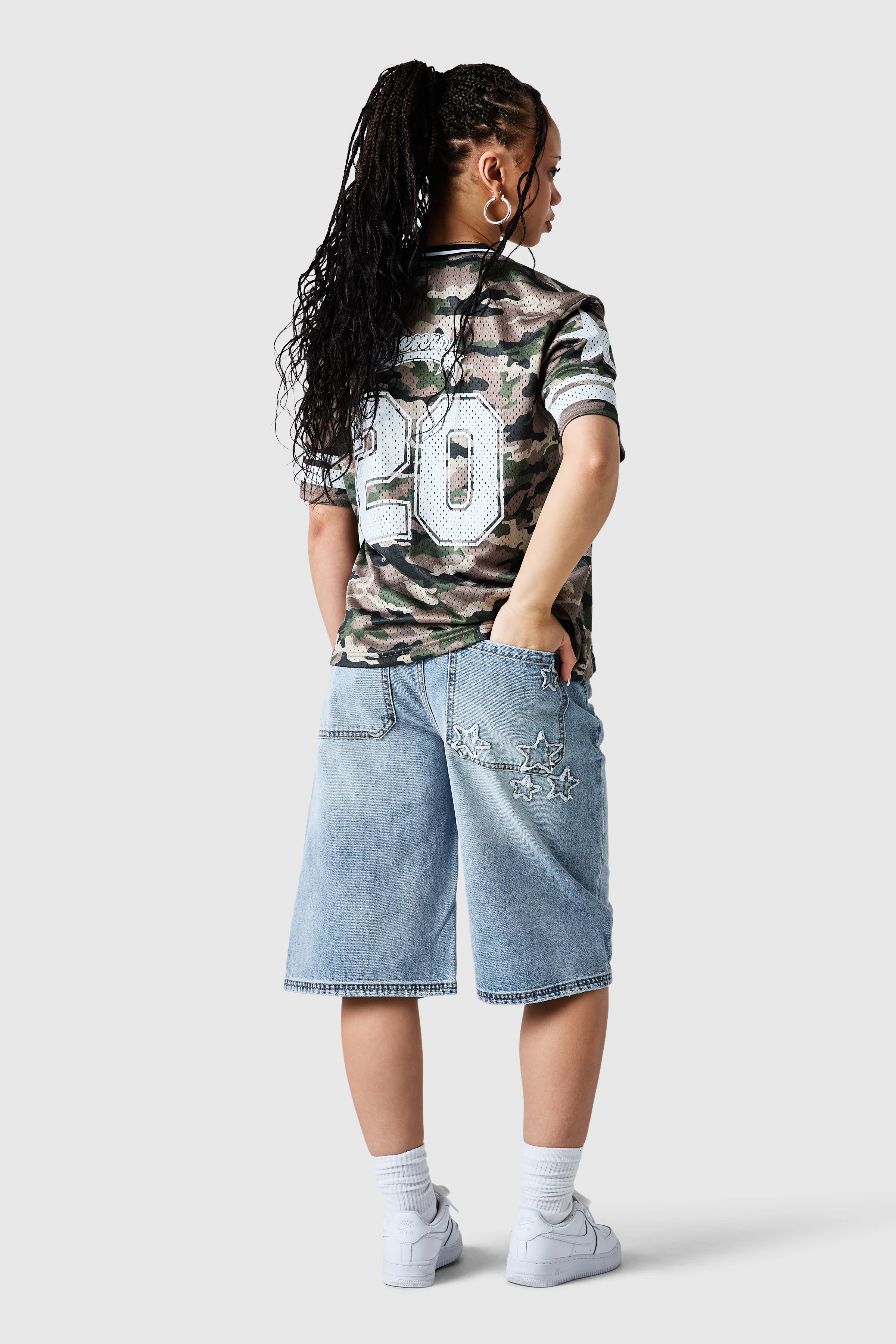 Womens All Star Jersey - Green Camo - Image 7
