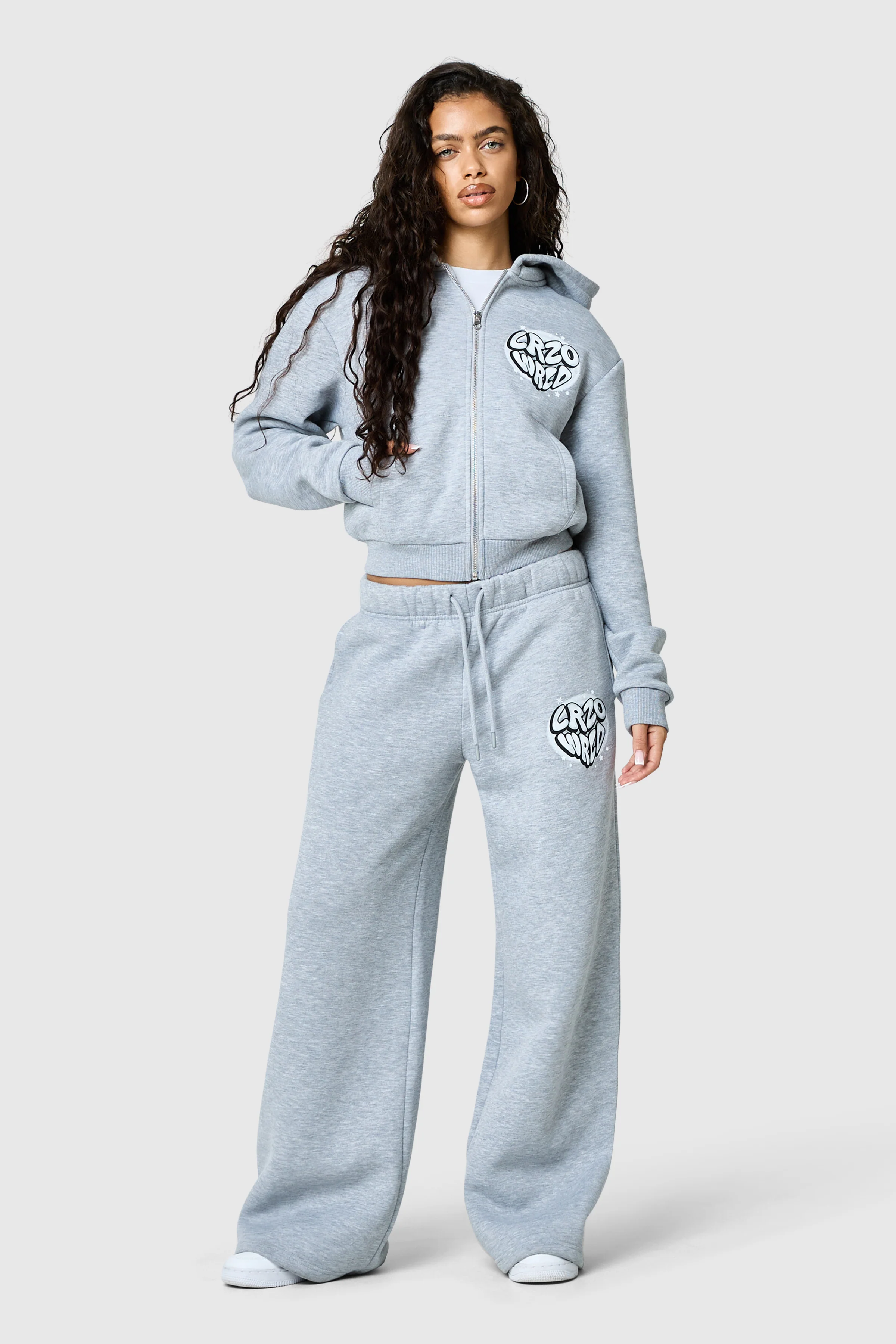 Womens Nova Hood - Grey Marl - Image 3