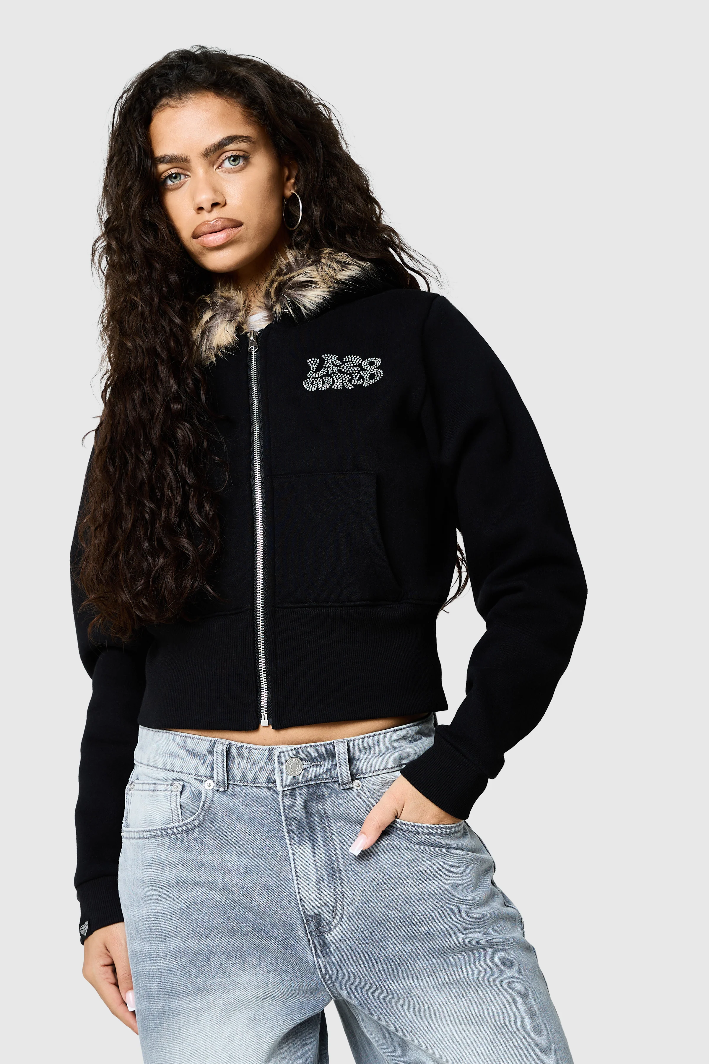 Womens Yasmin Hood - Black