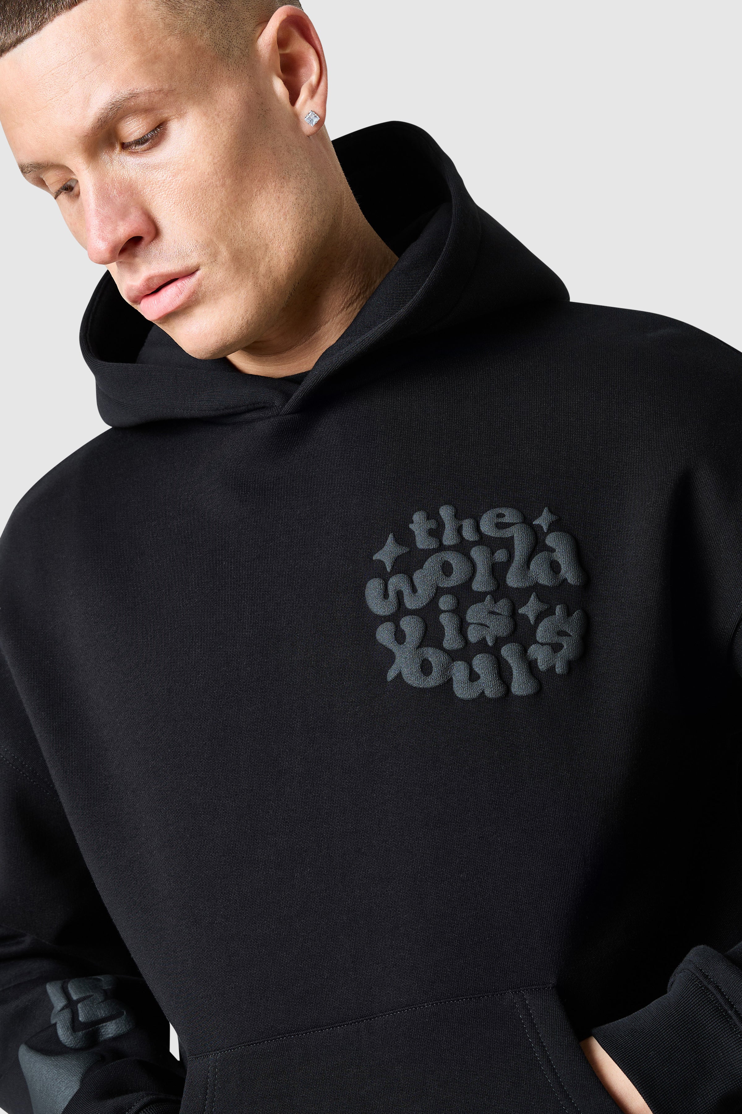 World Is Yours 2.0 Hood - Tonal Black - Image 4