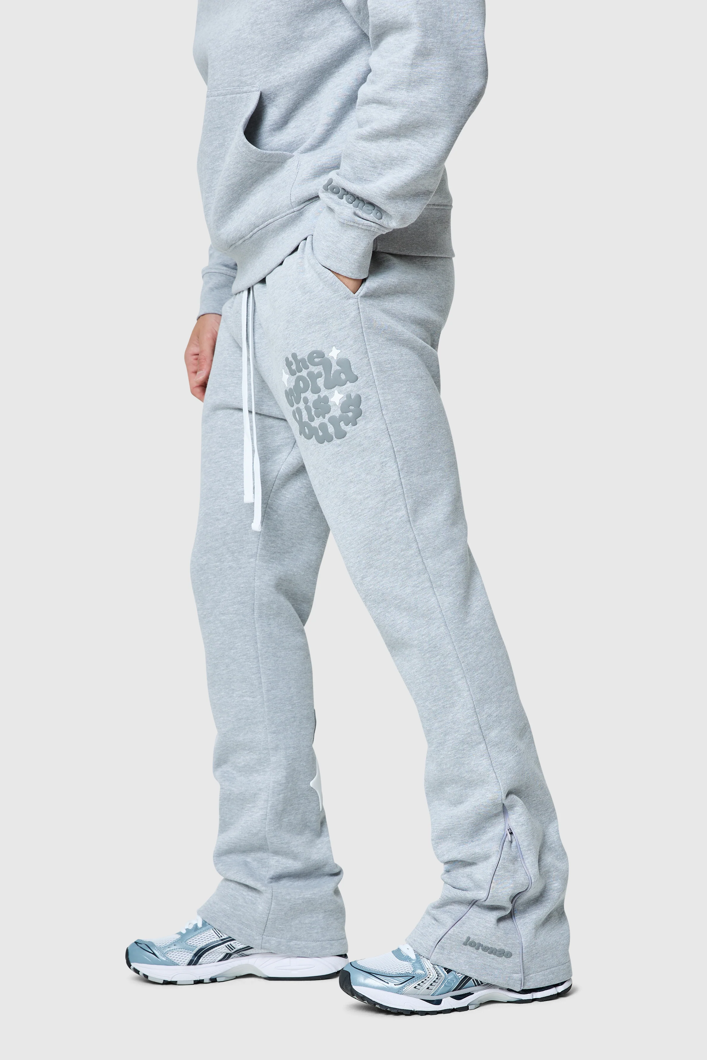 World Is Yours Jogger 2.0 - Grey Marl - Image 2